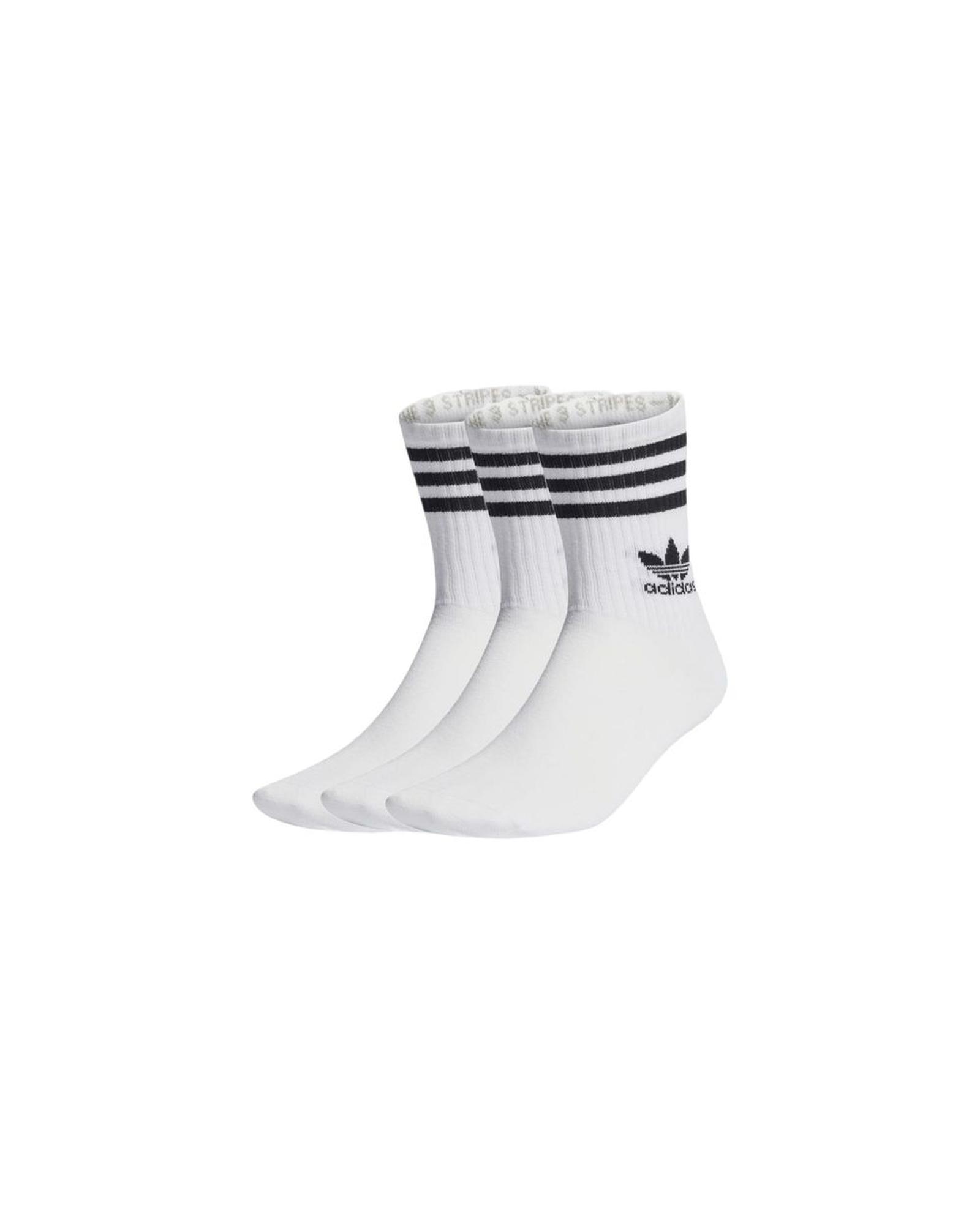 V539-AD-15281500008-37-39-202506111722-00 Adidas Men's White Cotton Sock - 37-39 US - Image 1