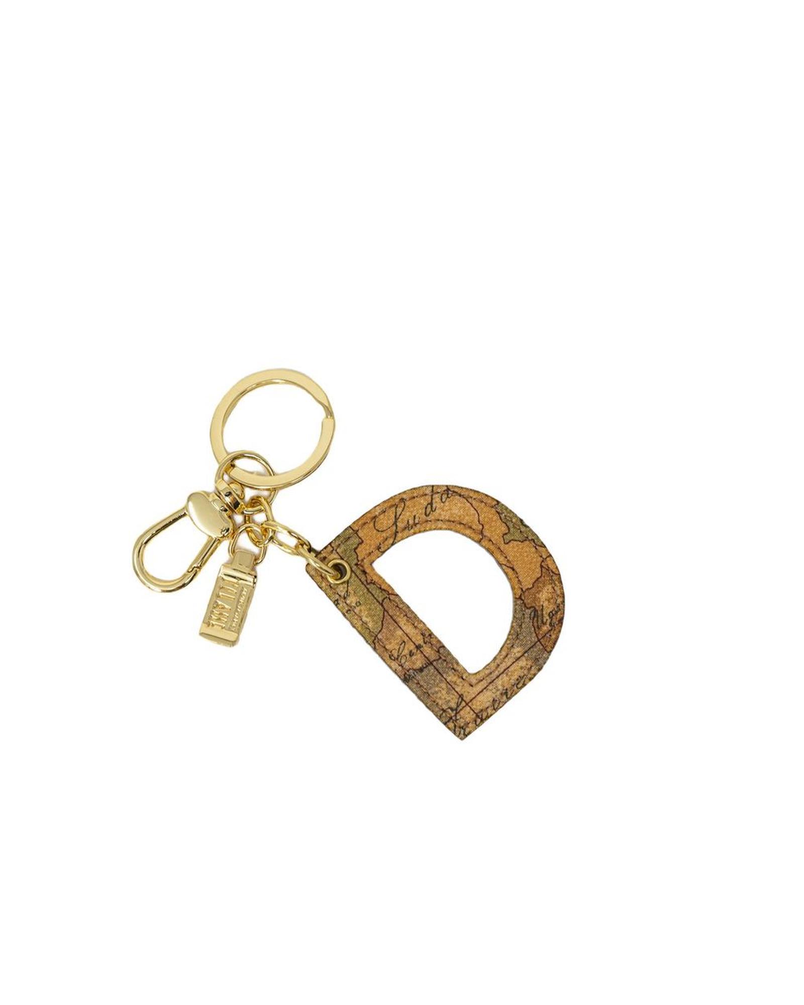 V539-ALMAPRCL-8004600127-202506111926-00 Alviero Martini Prima Classe Women's Beige Leather Keychain - One Size - Image 1