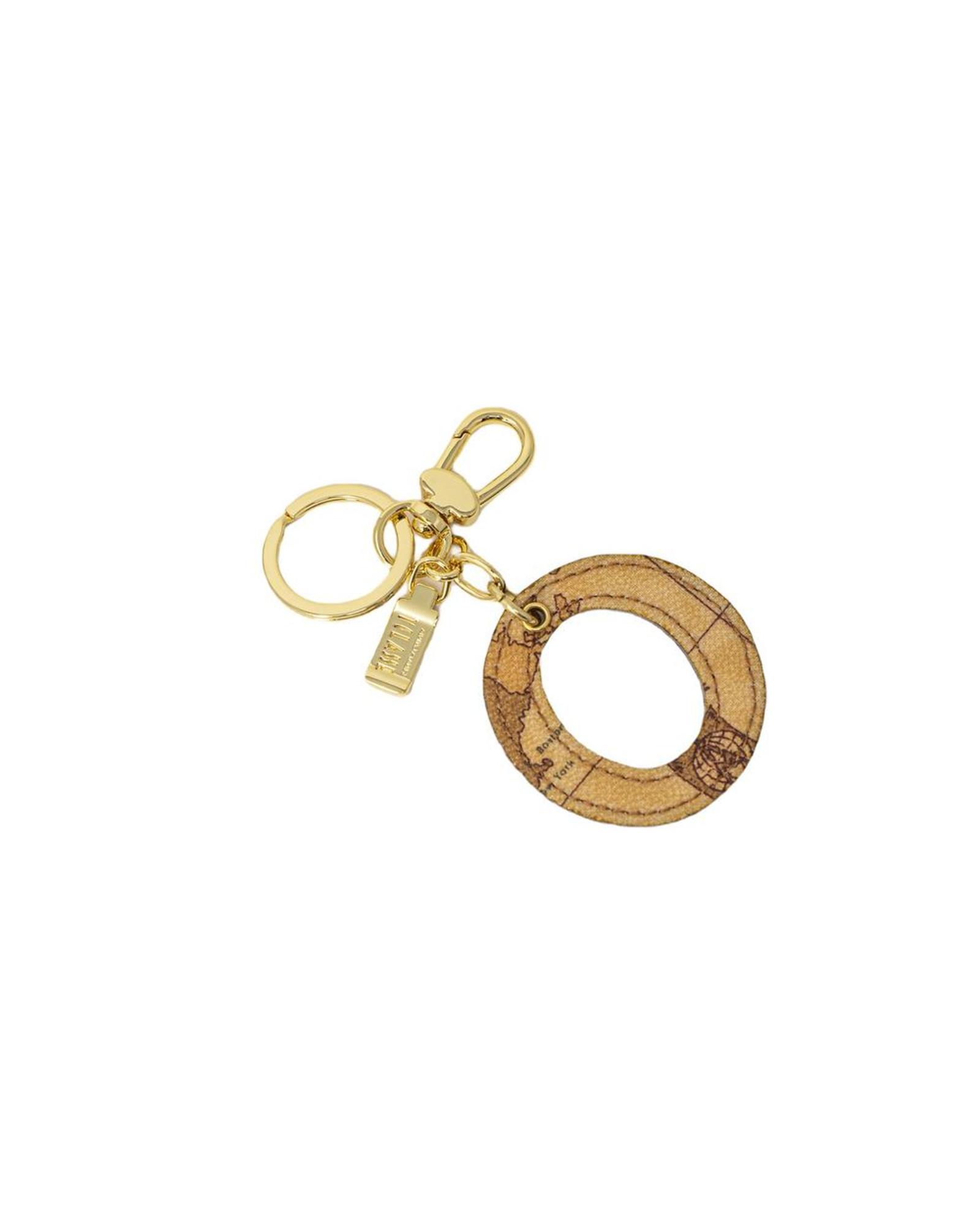V539-ALMAPRCL-8005800127-202506111540-00 Alviero Martini Prima Classe Women's Beige Polyethylene Keychain - One Size - Image 1