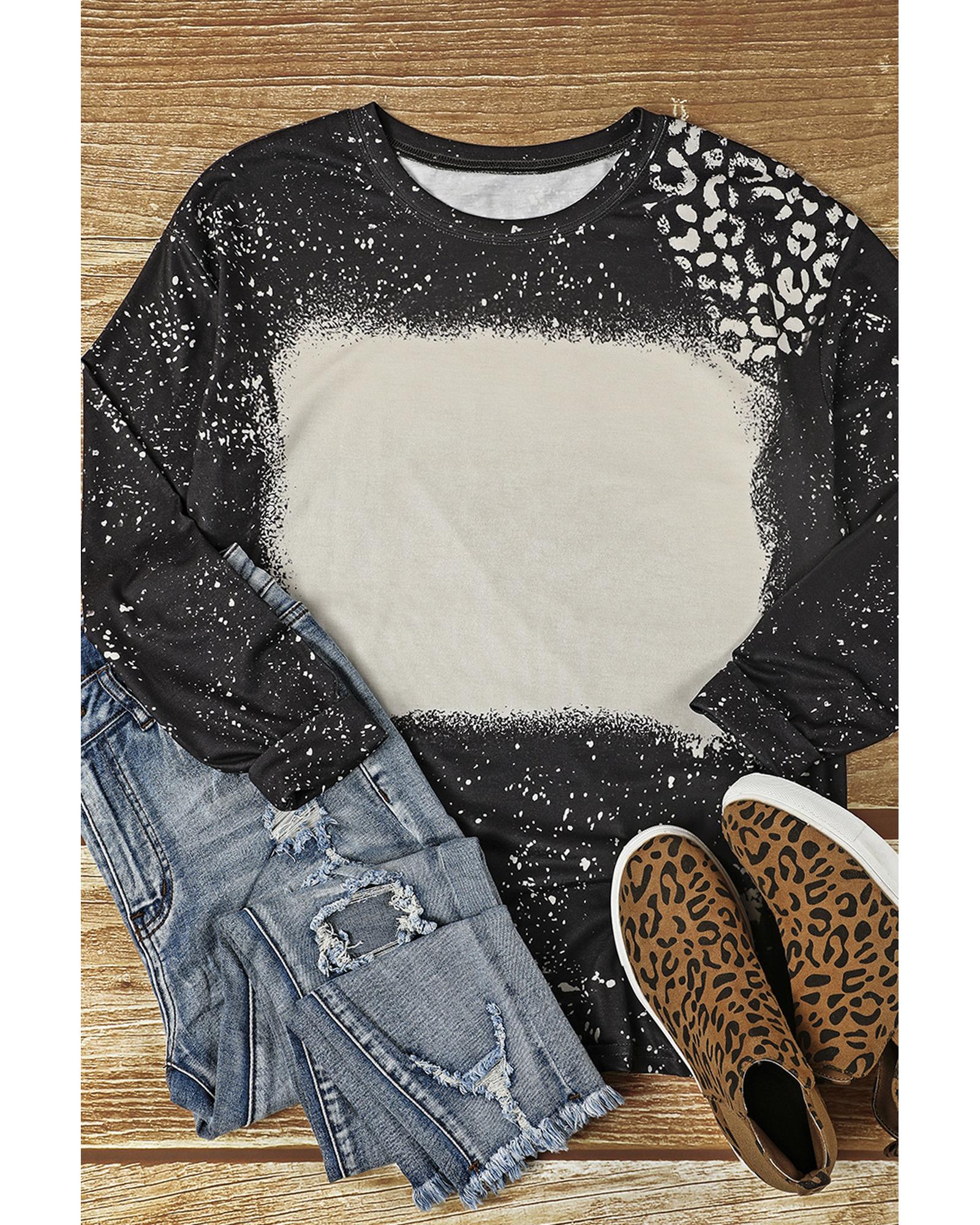 V539-AZEXDC25116136-2-XL-202508252100-00 Azura Exchange Leopard Spot Pullover - XL - Image 1