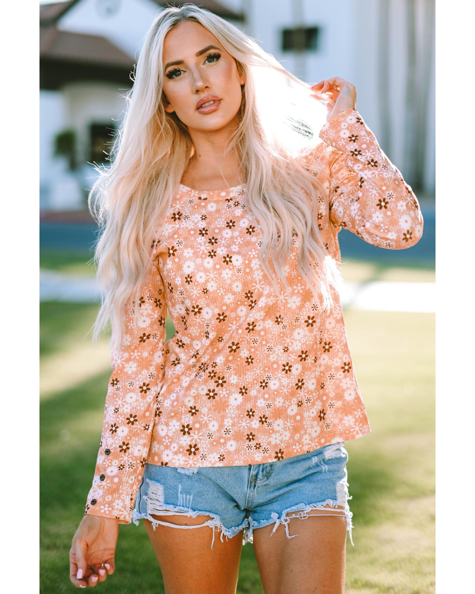 V539-AZEXDC25122085-14-2XL-202508252325-00 Azura Exchange Knit Long Sleeve Top - 2XL - Image 1