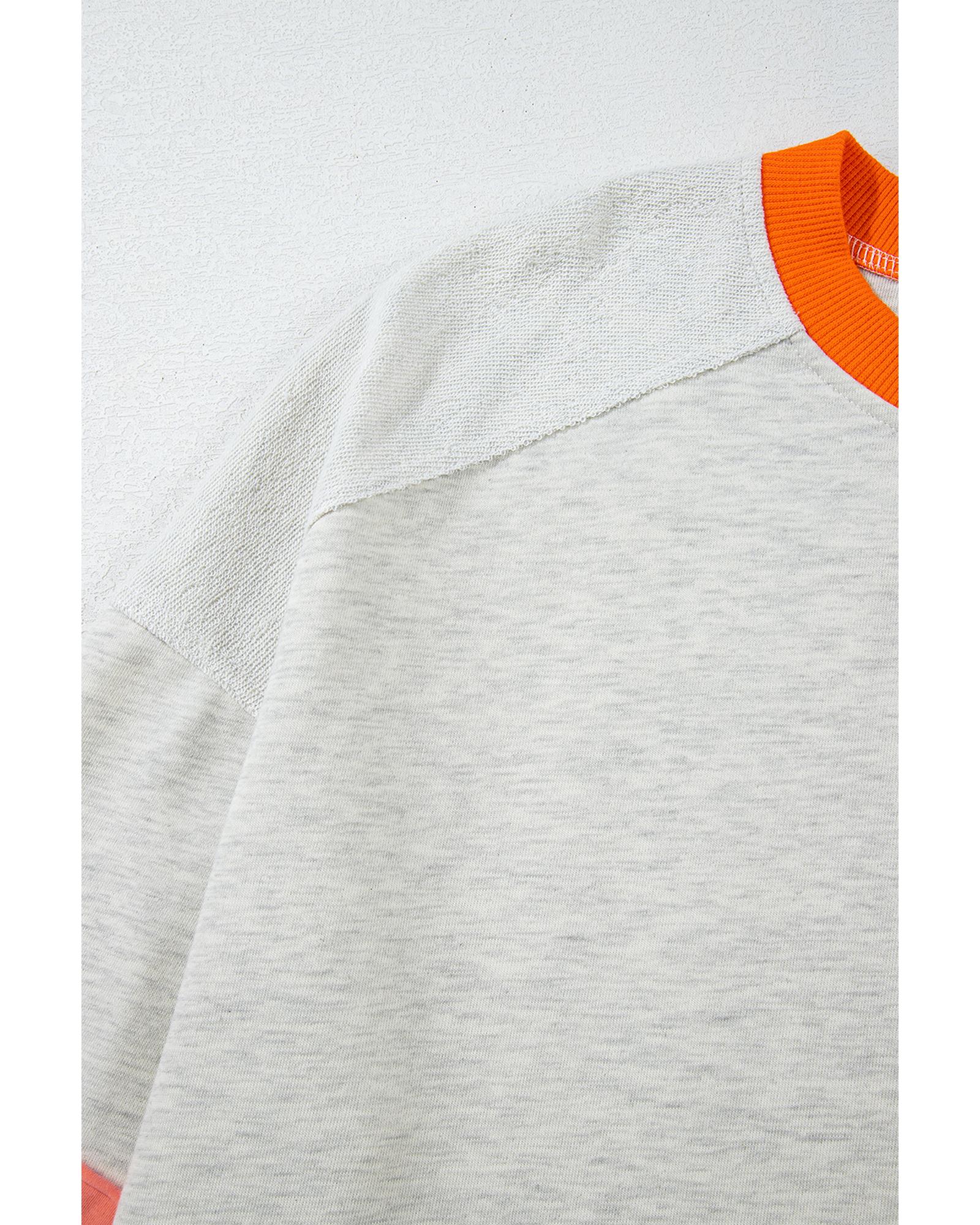 V539-AZEXDC25128555-P1822-L-202508270655-00 Apricot Western Aztec Patch Mineral Wash Loose Fit Top - L - Image 1