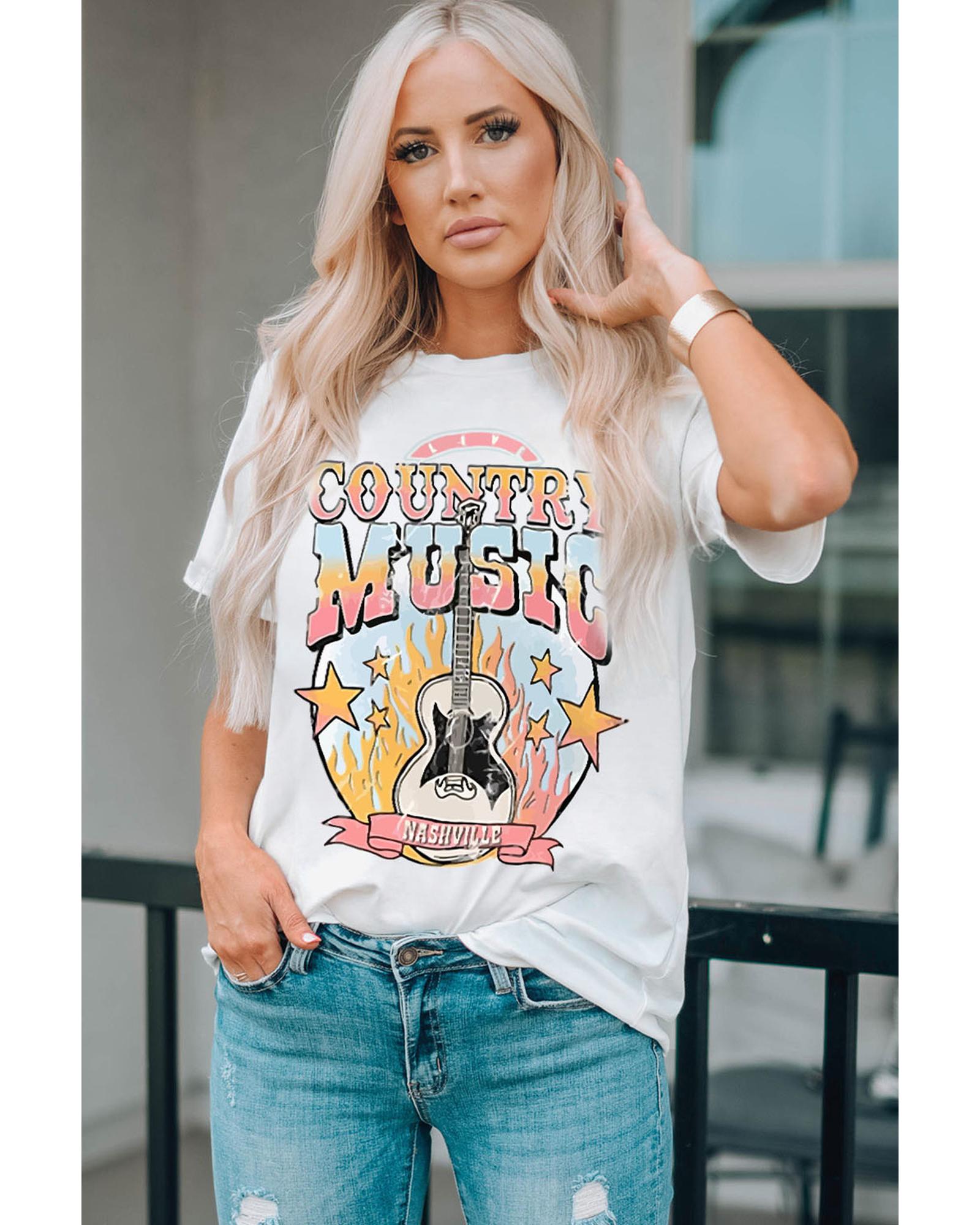 V539-AZEXDC25220128-1-L-202508251705-00 Azura Exchange Nashville Graphic Tee - L - Image 1
