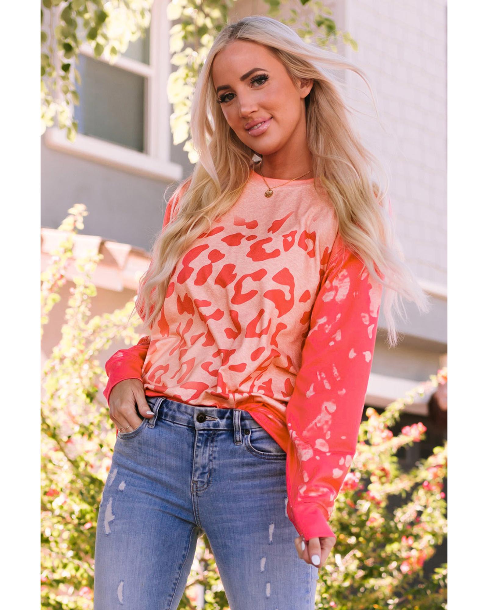 V539-AZEXDC25312396-10-2XL-202508262125-00 Azura Exchange Cheetah Print Sweatshirt - 2XL - Image 1