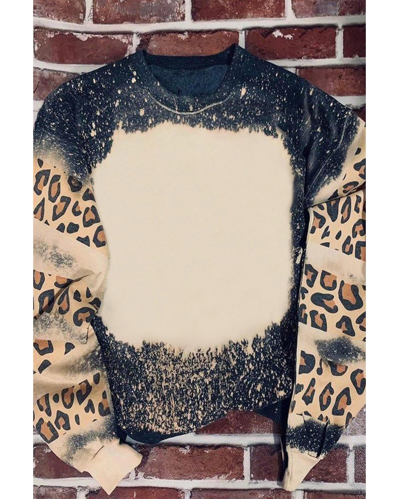 V539-AZEXDC25313083-2-XL-202508262020-00 Azura Exchange Leopard Tie Dye Sweatshirt - XL - Image 1