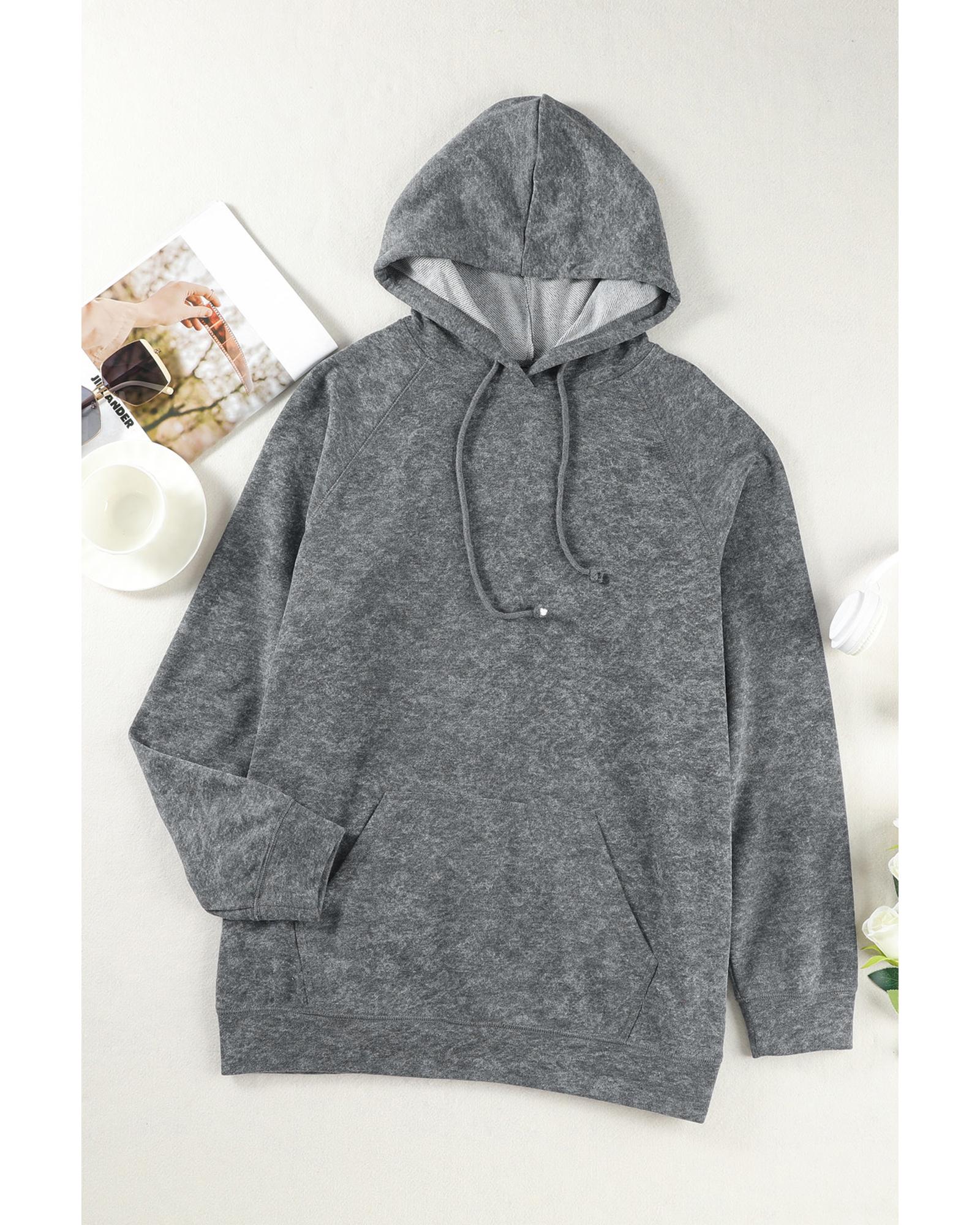 V539-AZEXDC25313890-11-L-202508312315-00 Azura Exchange Mineral Wash Kangaroo Pocket Hoodie - L - Image 1