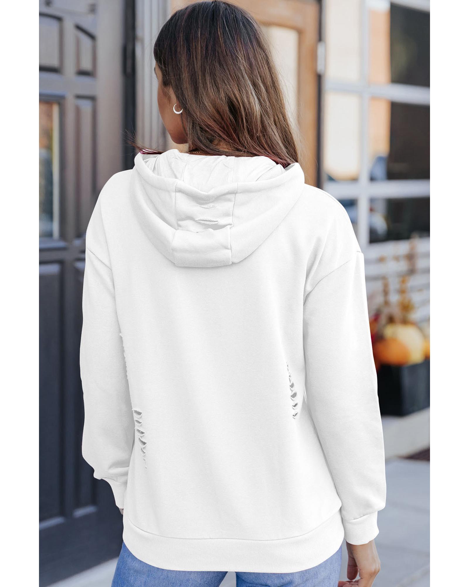 V539-AZEXDC25315280-1-XL-202509010235-00 Azura Exchange Pumpkin Spice Distressed Hoodie - XL - Image 1