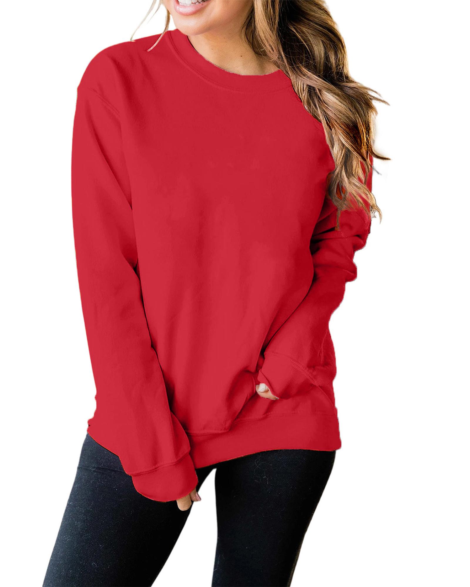 V539-AZEXDC2538318-103-2XL-202508260600-00 Azura Exchange Crew Neck Pullover Sweatshirt - 2XL - Image 1