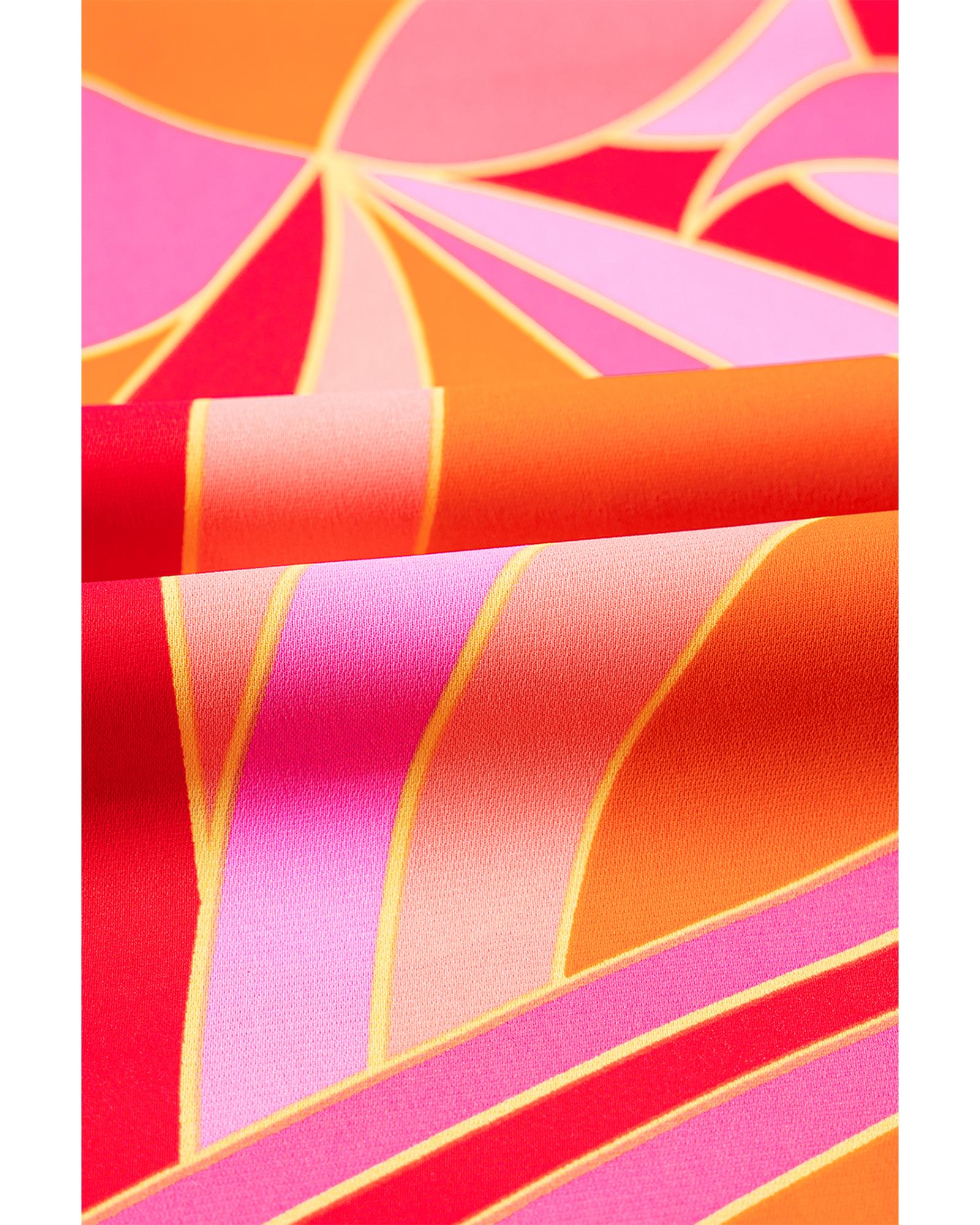 V539-AZEXDC6122453-P620-XL-202508311355-00 Rose Abstract Printed High Neck Knotted Nape Sleeveless Maxi Dress - XL - Image 1