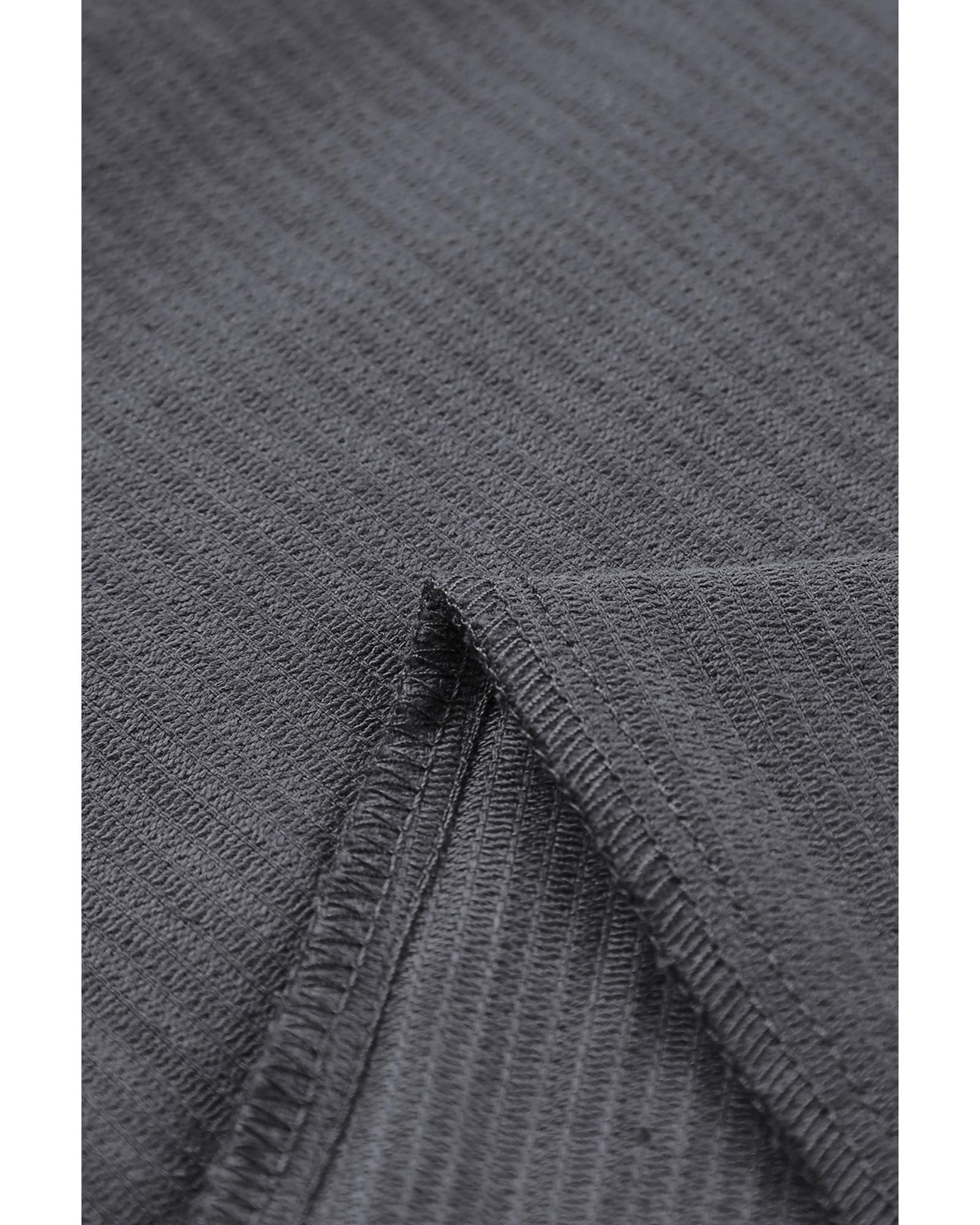 V539-AZEXDC7711218-11-12-202508282300-00 Gray Corduroy High Waist Straight Leg Pants - 12 US - Image 1
