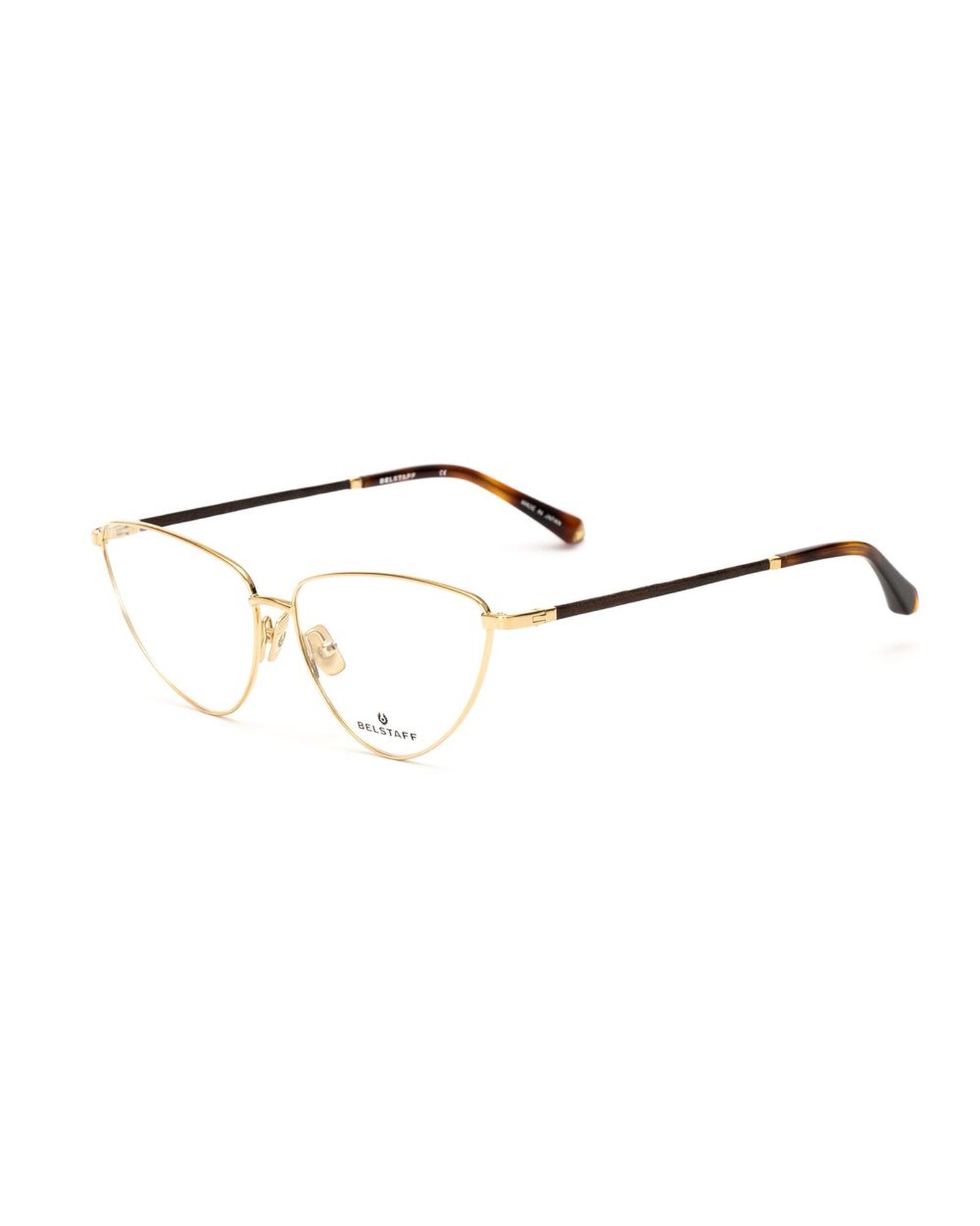 V539-BEDELMEREDORADOWAC-202506160011-00 Belstaff Women's Gold Acetate Frames - One Size - Image 1