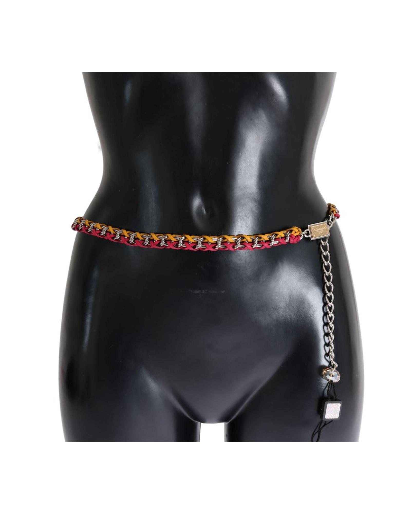 V539-BEL10361-1-202509010415-00 Brand New Dolce & Gabbana Belt with Crystal Detailing S Women - Image 1