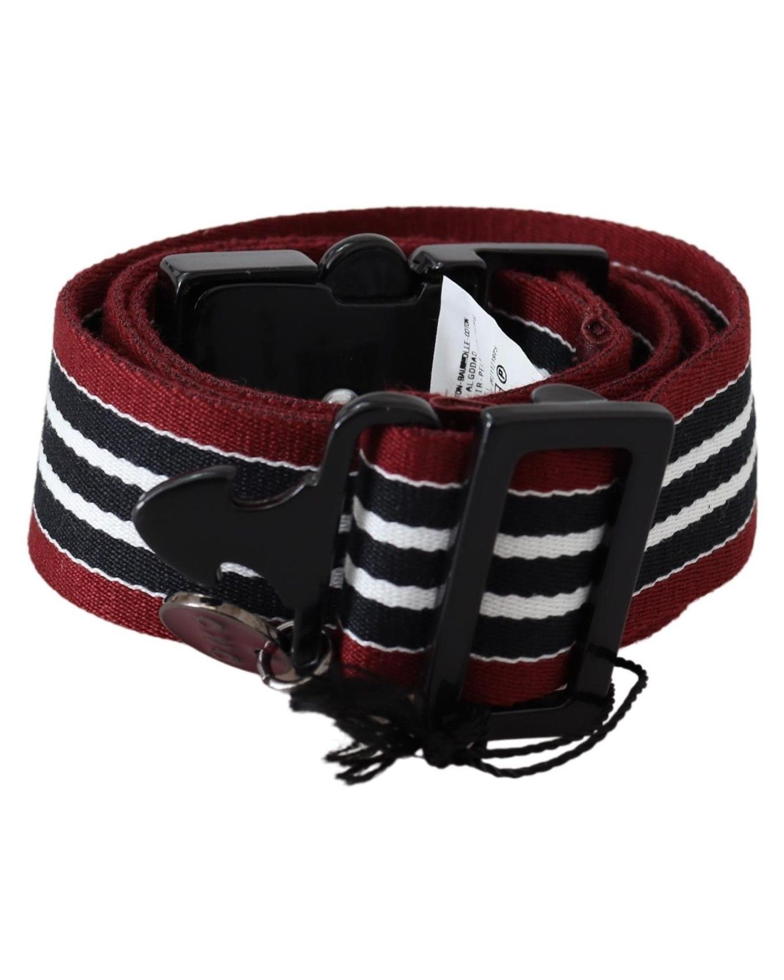 V539-BEL8007-100-202509010520-00 CNC Costume National Fashion Belt with Stripe Motif 100 cm Women - Image 1