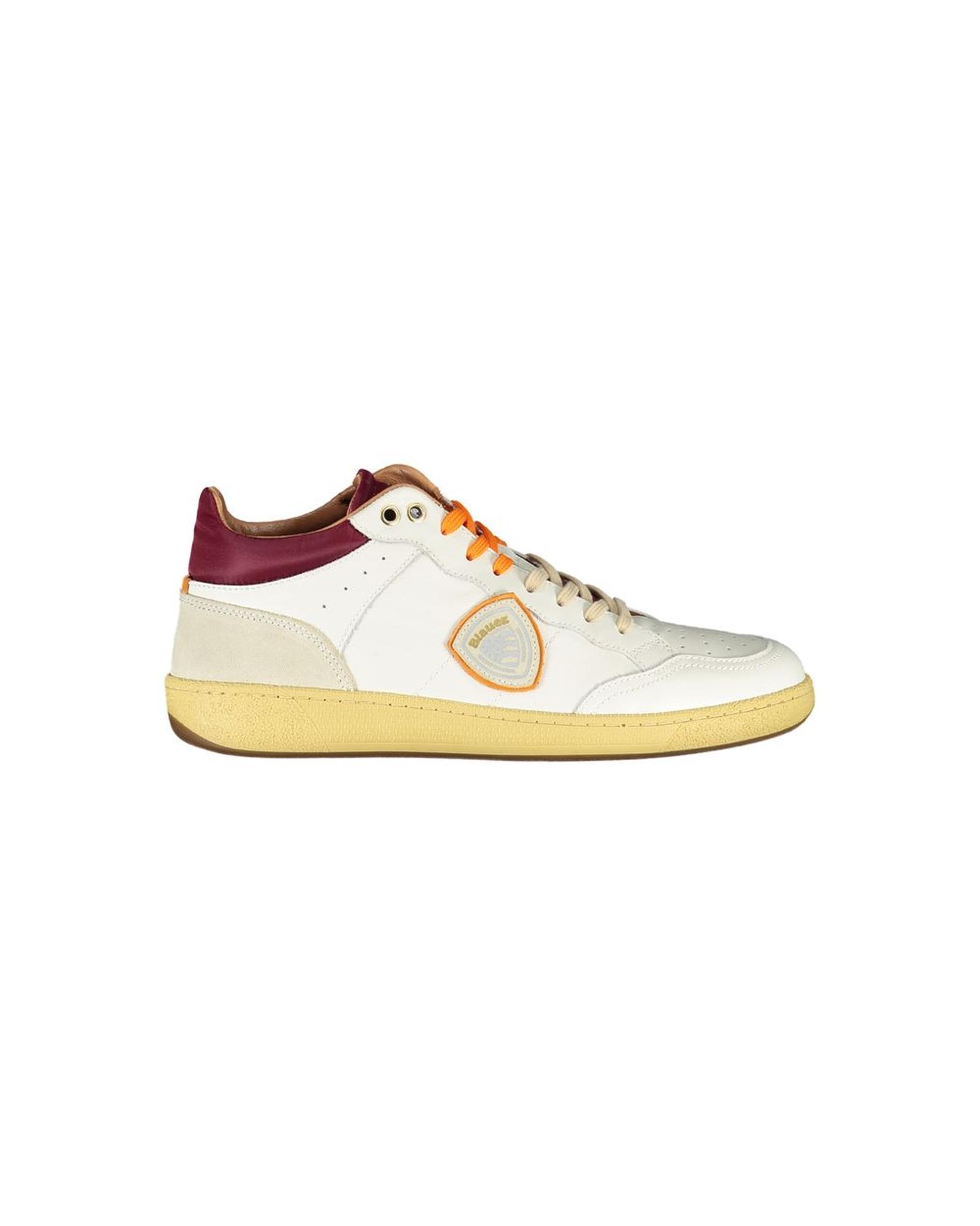 V539-BL-23186-EU41US8-202506160046-00 Blauer Men's White Polyester Sneaker - 41 EU - Image 1