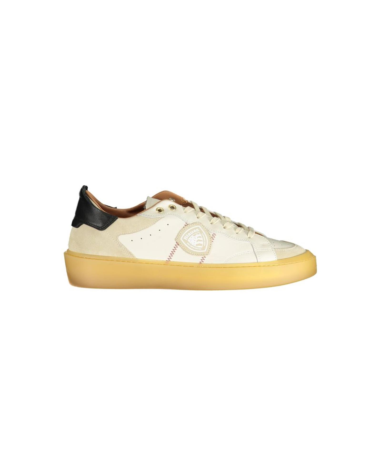 V539-BL-33825-EU42US9-202506160102-00 Blauer Men's White Polyester Sneaker - 42 EU - Image 1