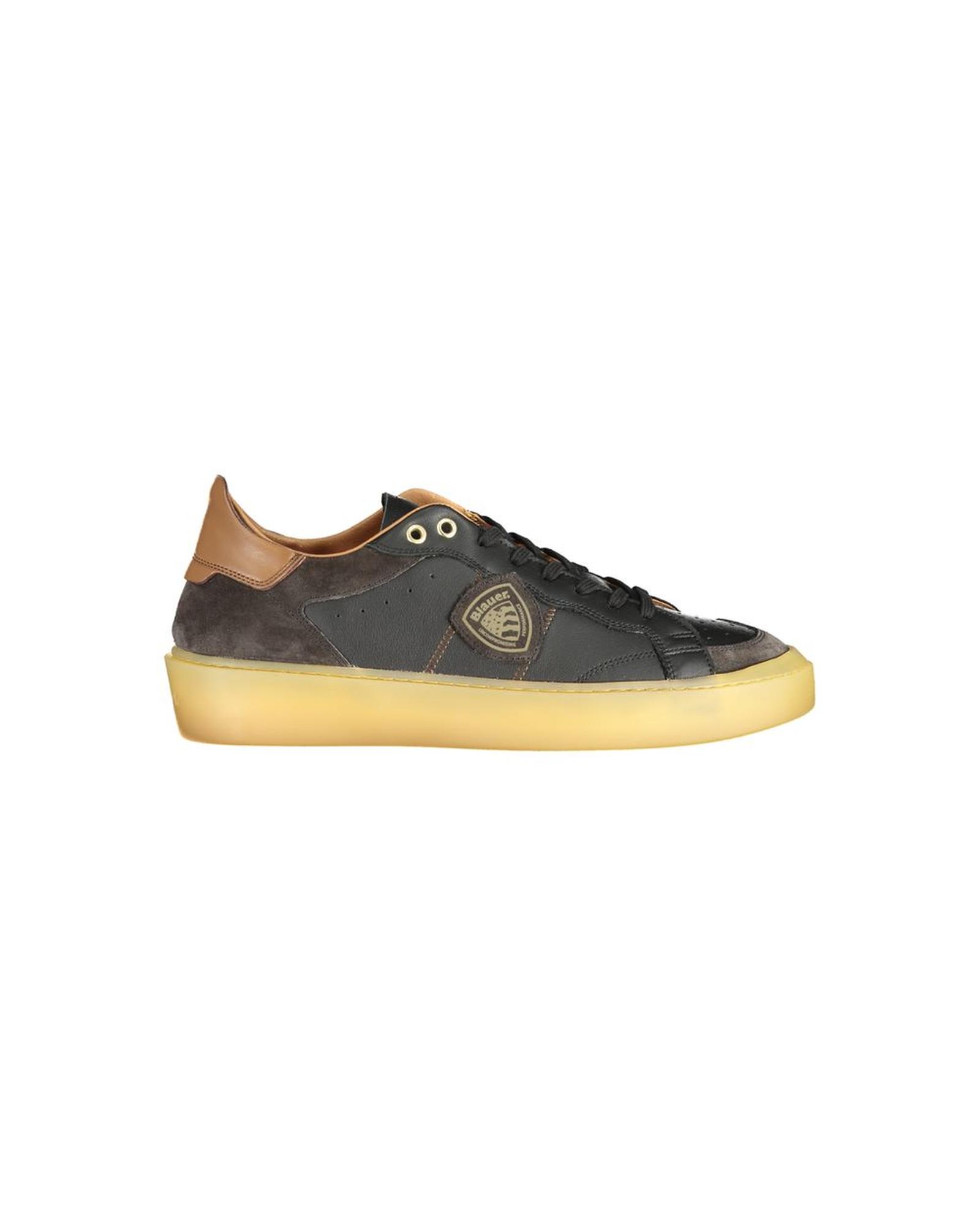 V539-BL-33854-EU41US8-202506160117-00 Blauer Men's Black Polyester Sneaker - 41 EU - Image 1
