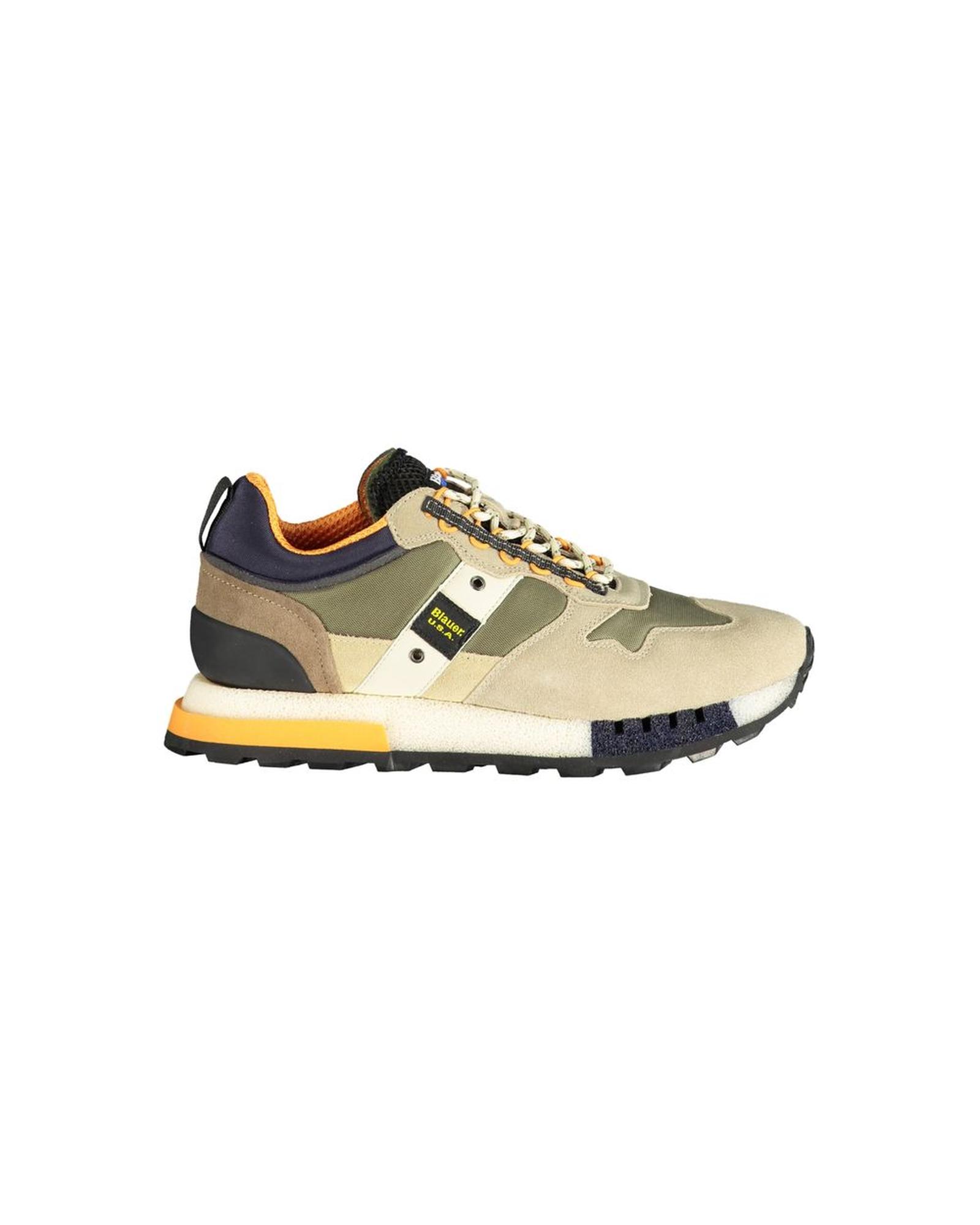 V539-BL-33856-EU43US10-202506160125-00 Blauer Men's Green Polyester Sneaker - 43 EU - Image 1