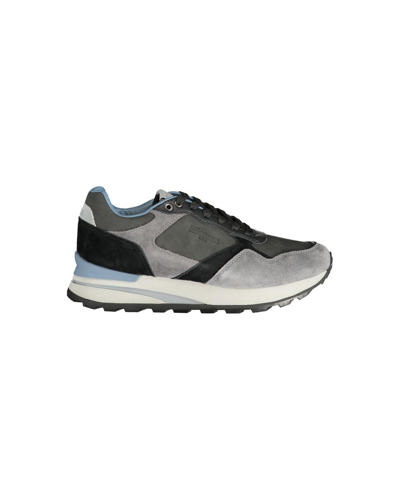V539-BL-33859-EU44US11-202506160130-00 Blauer Men's Gray Polyester Sneaker - 44 EU - Image 1