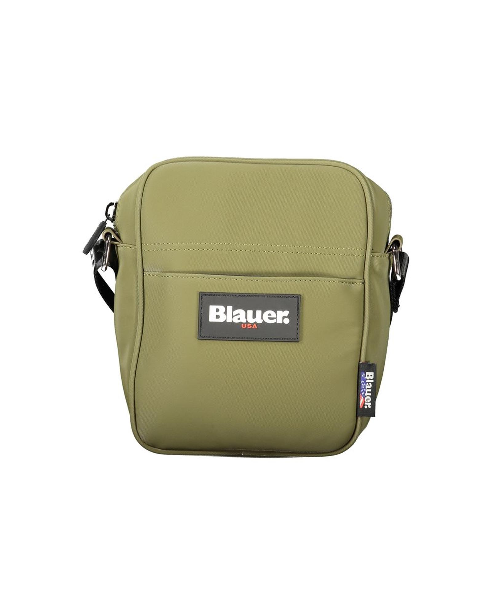 V539-BL-34057-202506160132-00 Blauer Men's Green Polyester Shoulder Bag - One Size - Image 1