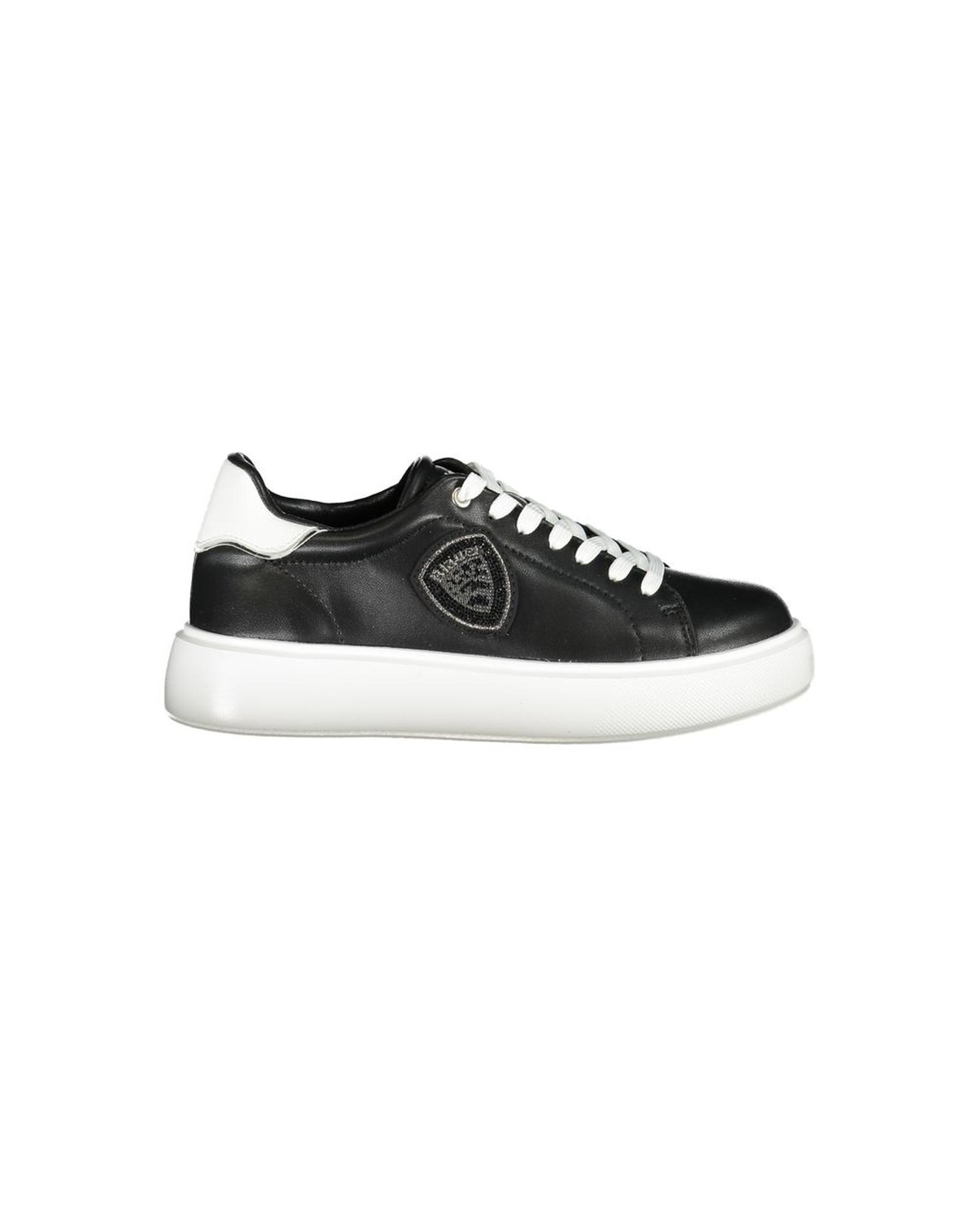 V539-BL-35726-EU38US8-202506160220-00 Blauer Women's Black Leather Sneaker - 38 EU - Image 1