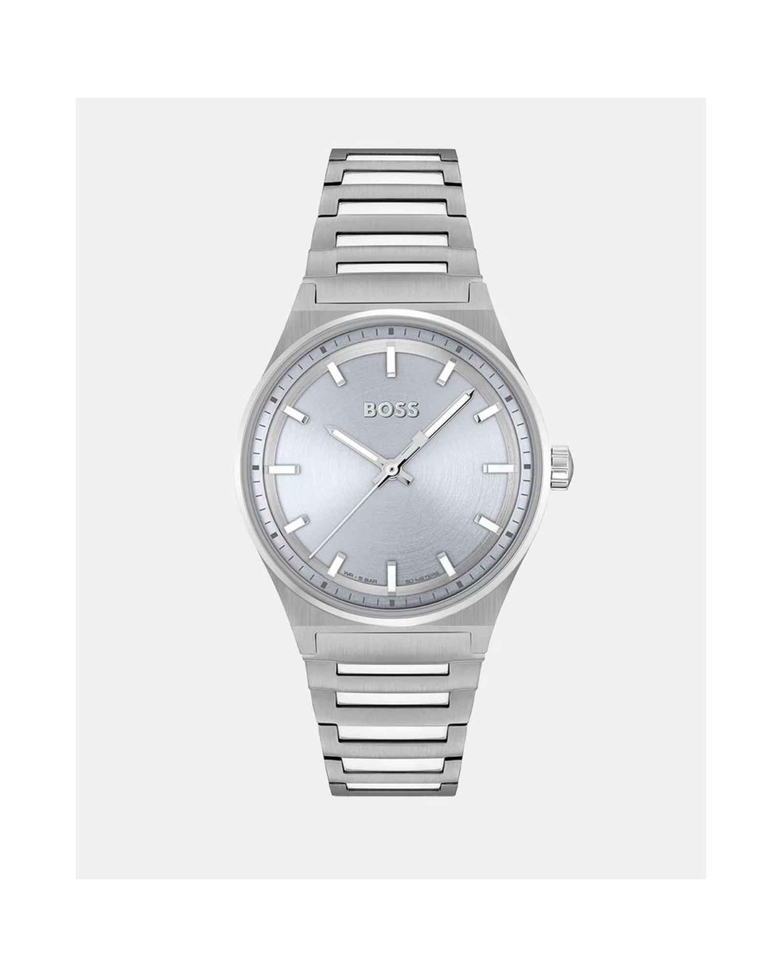 V539-BO1502736AC-202506160010-00 Hugo Boss Unisex's Silver Stainless Steel Stainless Steel Watch - One Size - Image 1