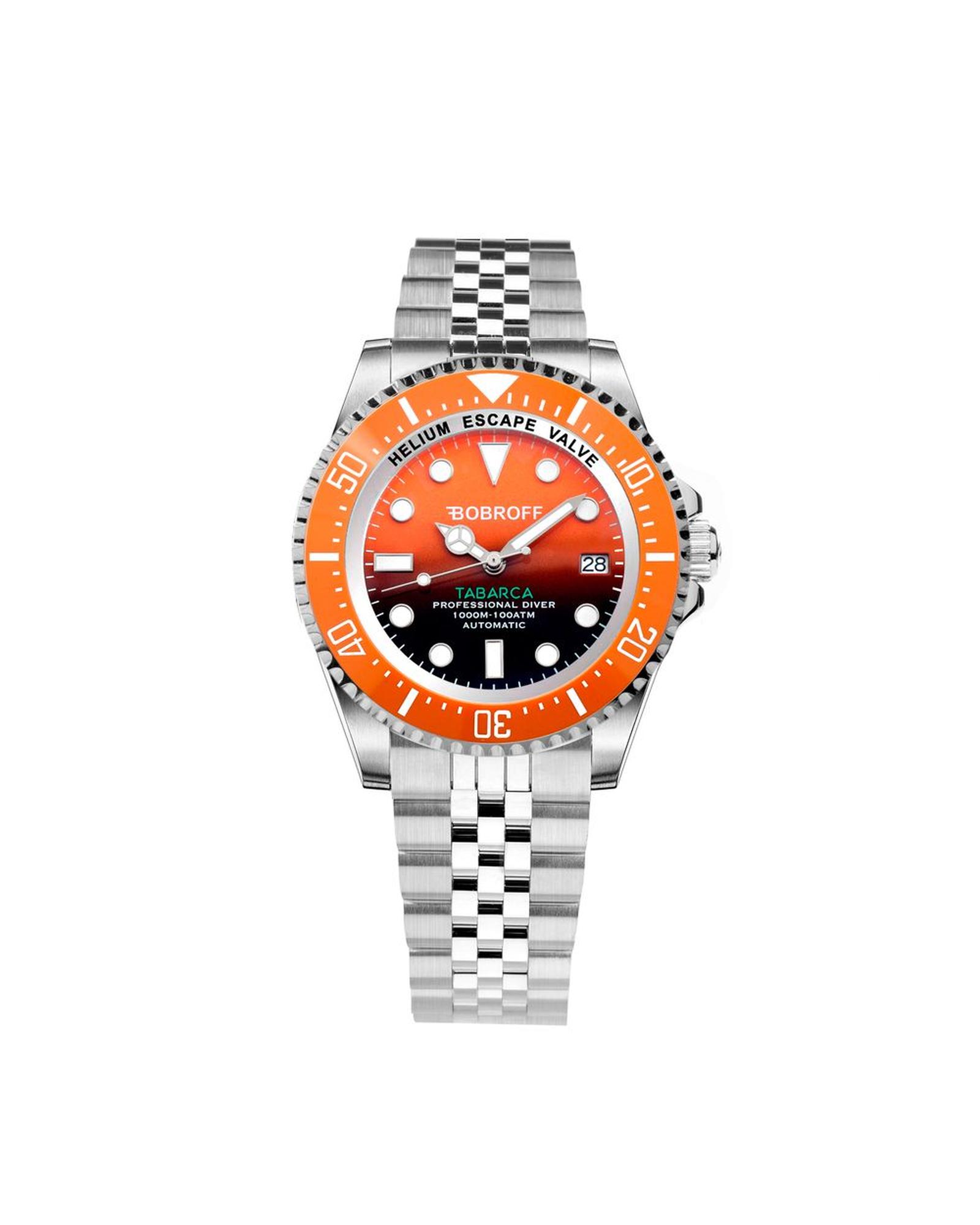 V539-BOBF0004BNBFSTJAC-202506160027-00 Bobroff Men's Silver Stainless Steel Watch - One Size - Image 1