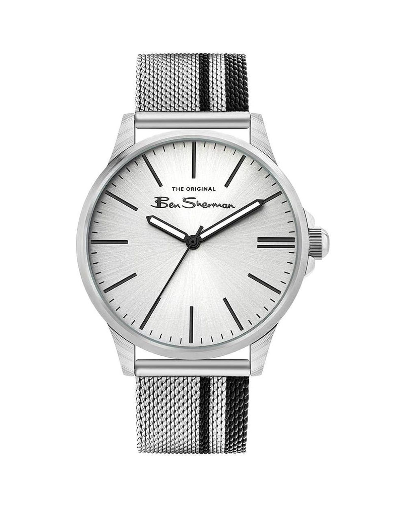 V539-BSBS032SMAC-202506160112-00 Ben Sherman Men's Gray Stainless Steel Watch - One Size - Image 1