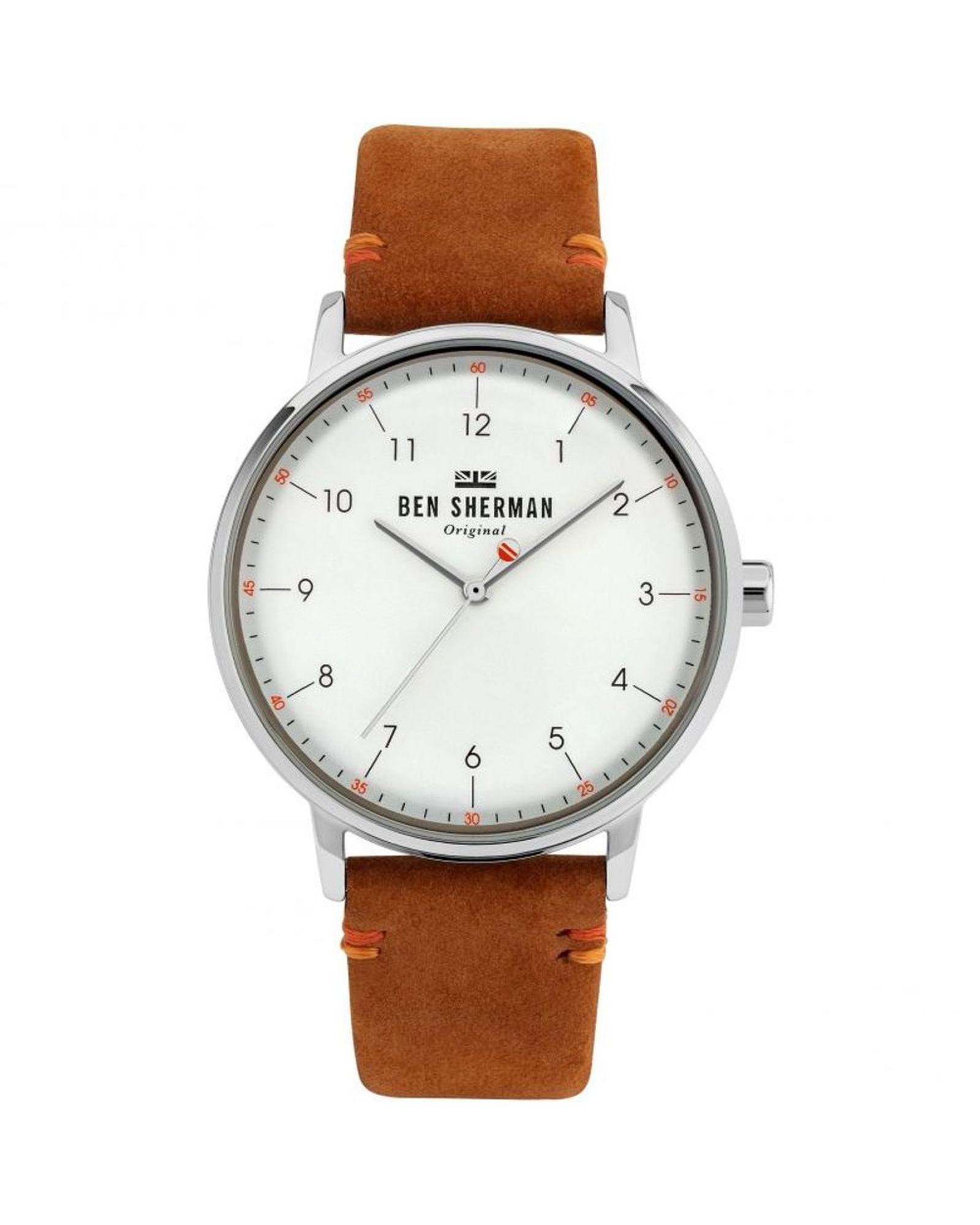 V539-BSWB043TAC-202506160125-00 Ben Sherman Men's Brown Fabric Watch - One Size - Image 1