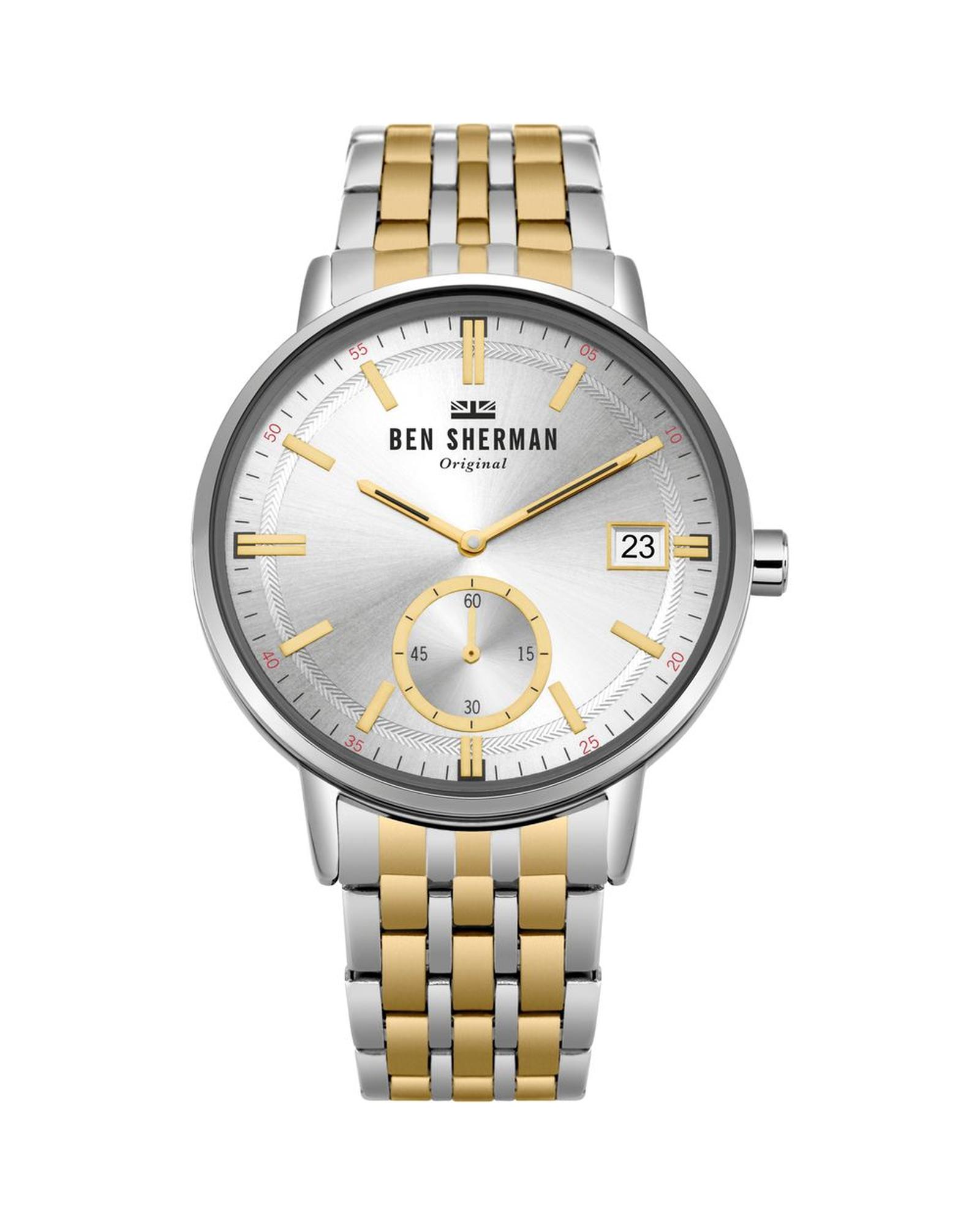 V539-BSWB071GSMAC-202506160126-00 Ben Sherman Men's Gold Stainless Steel Watch - One Size - Image 1
