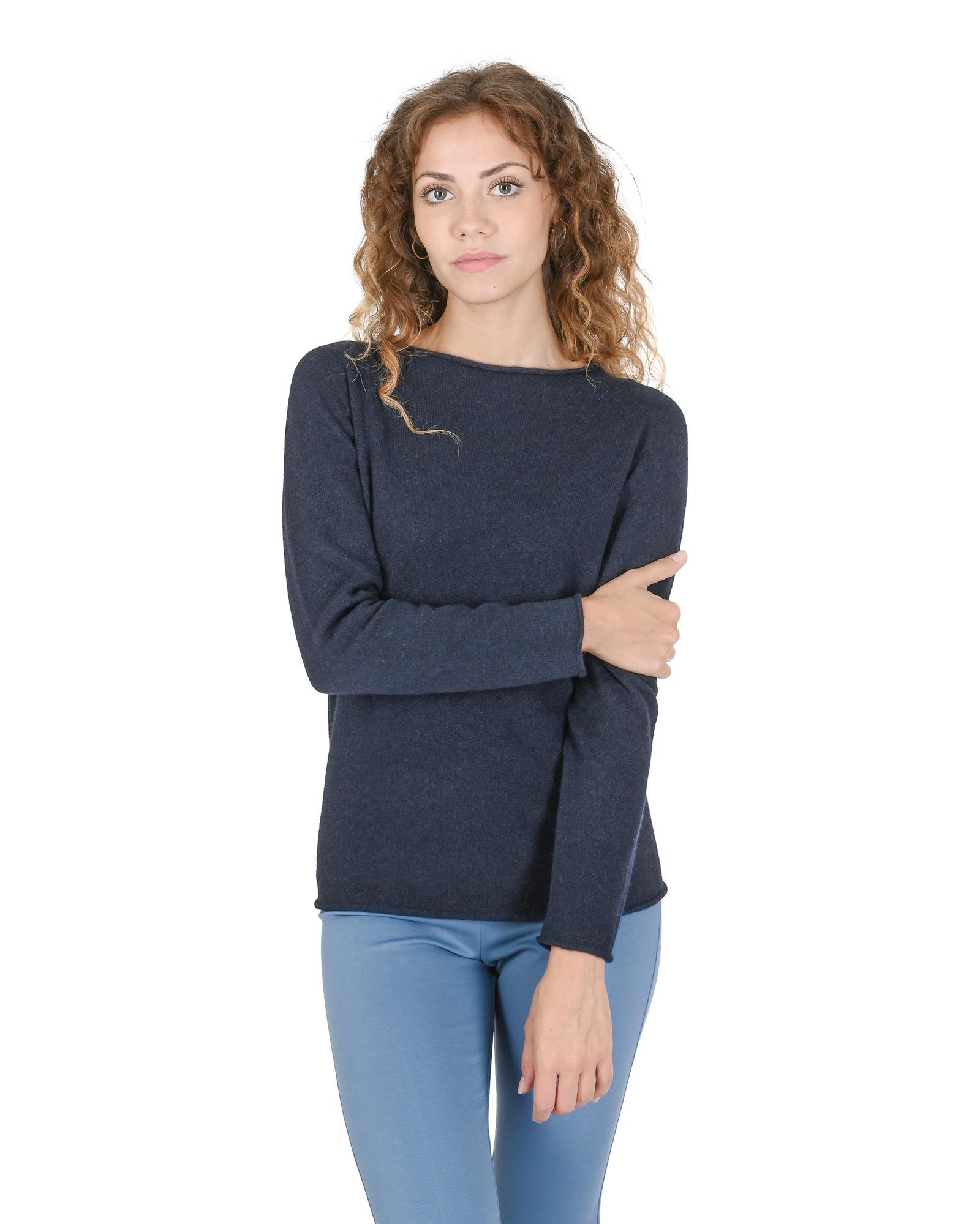 V539-BTB107709-202509010440-00 Cashmere Boatneck Sweater - S - Image 1