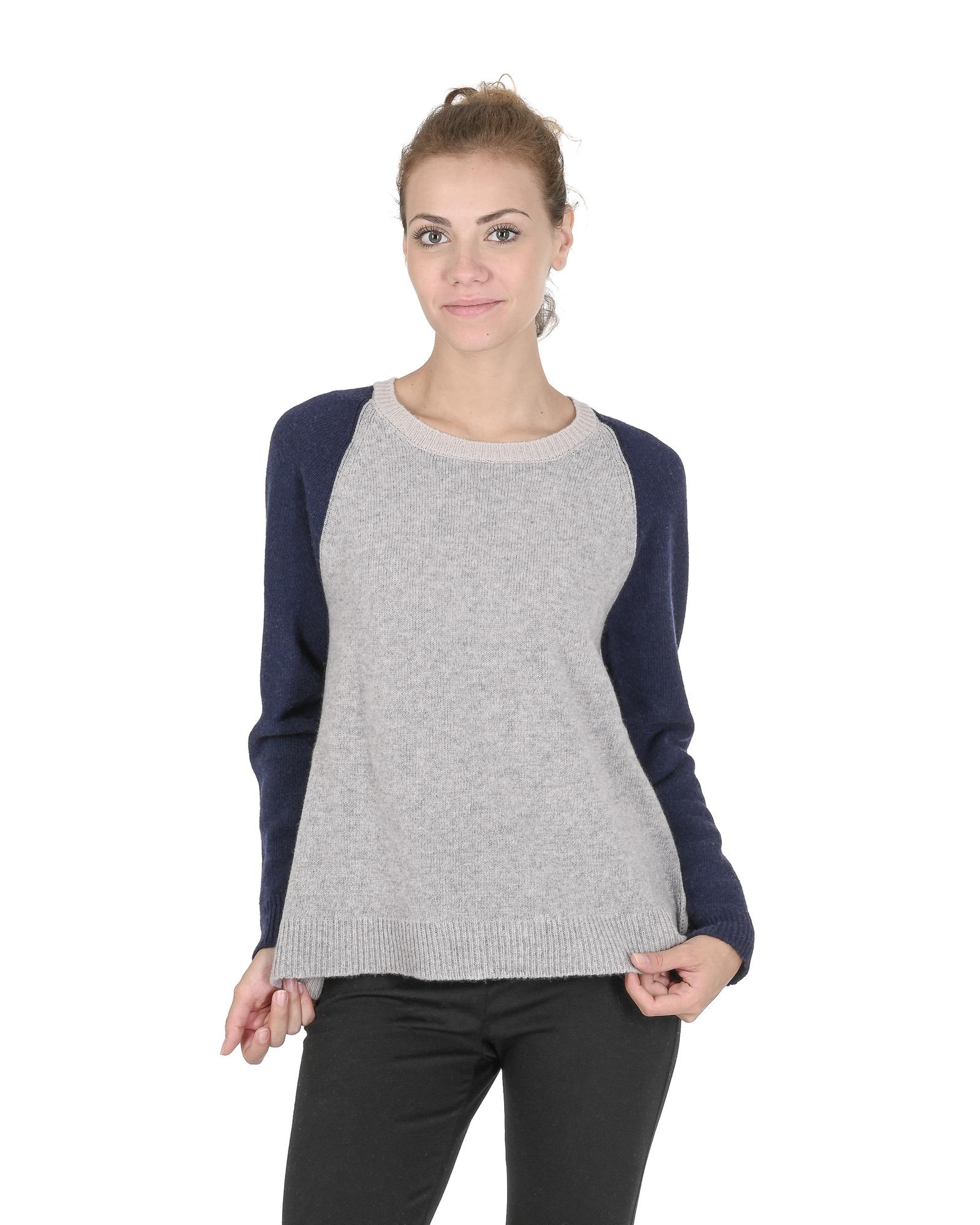 V539-BTB107887-202508312130-00 Premium Italian Cashmere Round Neck Sweater - 42 EU - Image 1