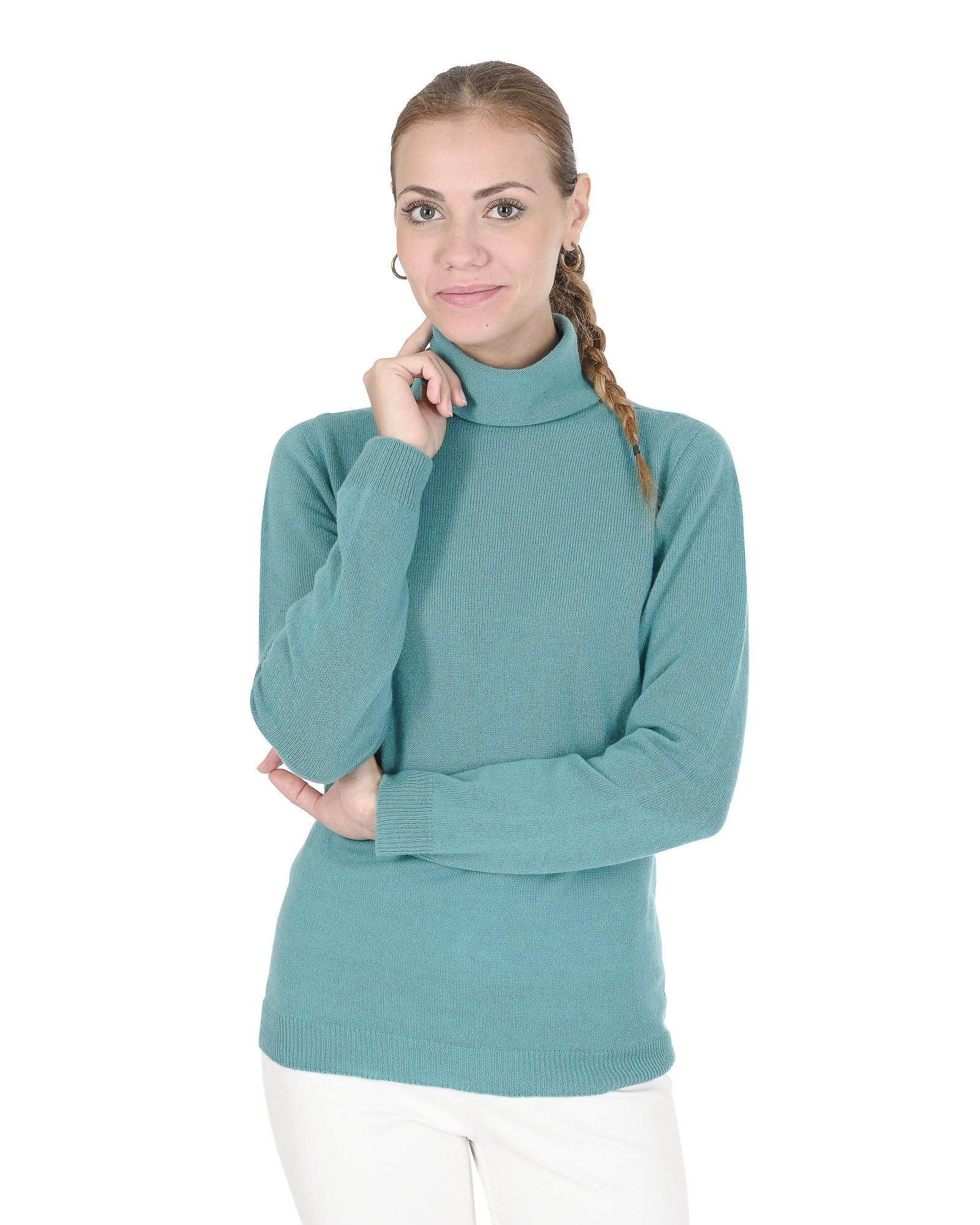 V539-BTB108284-202509011620-00 Premium Cashmere Turtleneck Sweater - M - Image 1