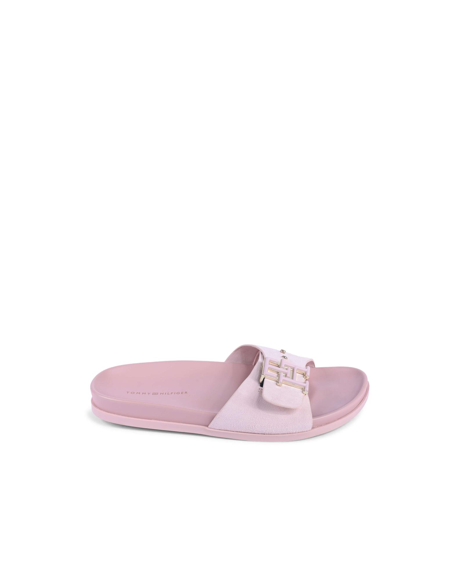 V539-BTB114027-202506160327-00 Suede Buckle Slides - 38 IT - Image 1