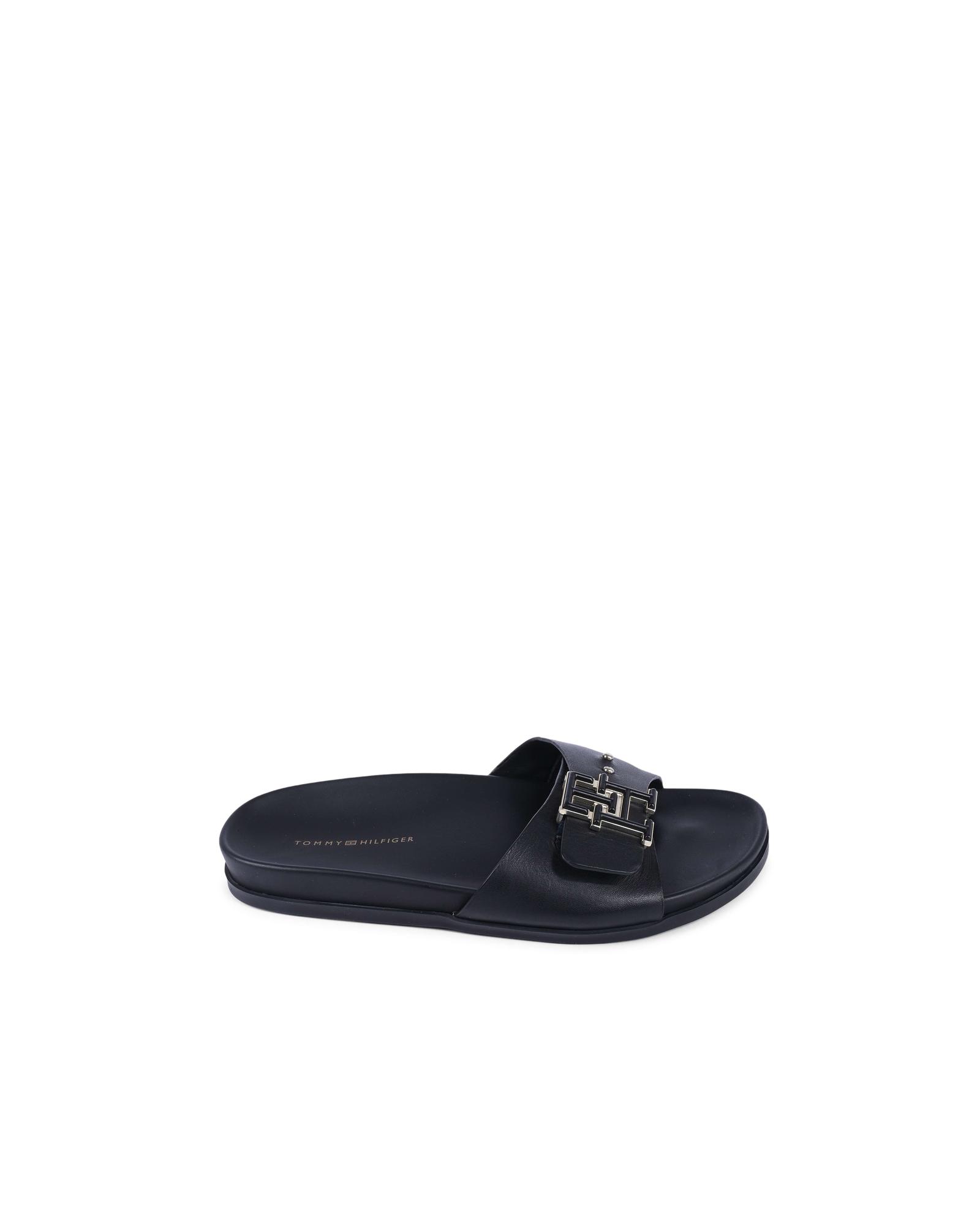 V539-BTB114045-202506160332-00 Leather Buckle Slides - 37 EU - Image 1