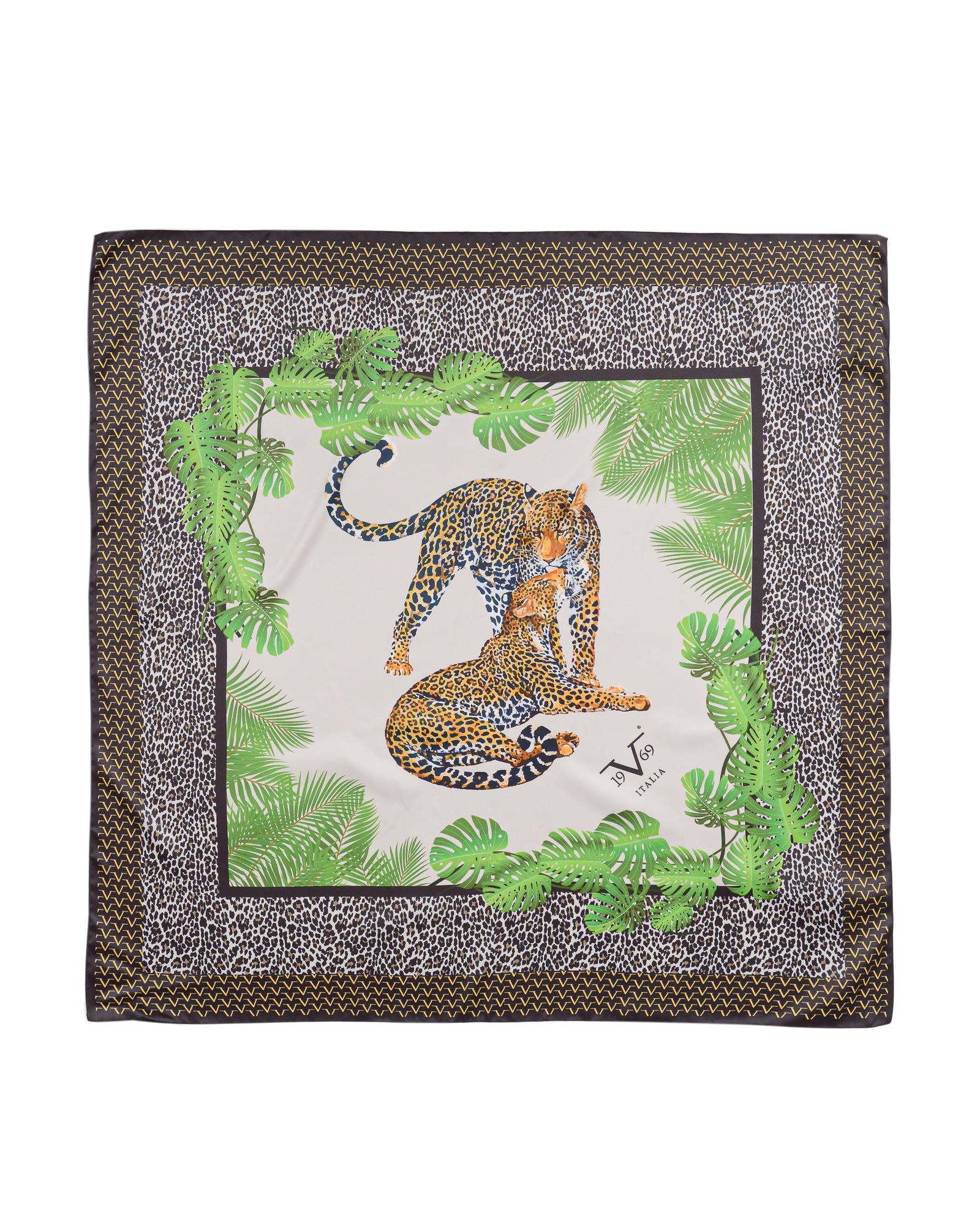 V539-BTB59953-202509010925-00 Foulard with Leopard Print - One Size - Image 1