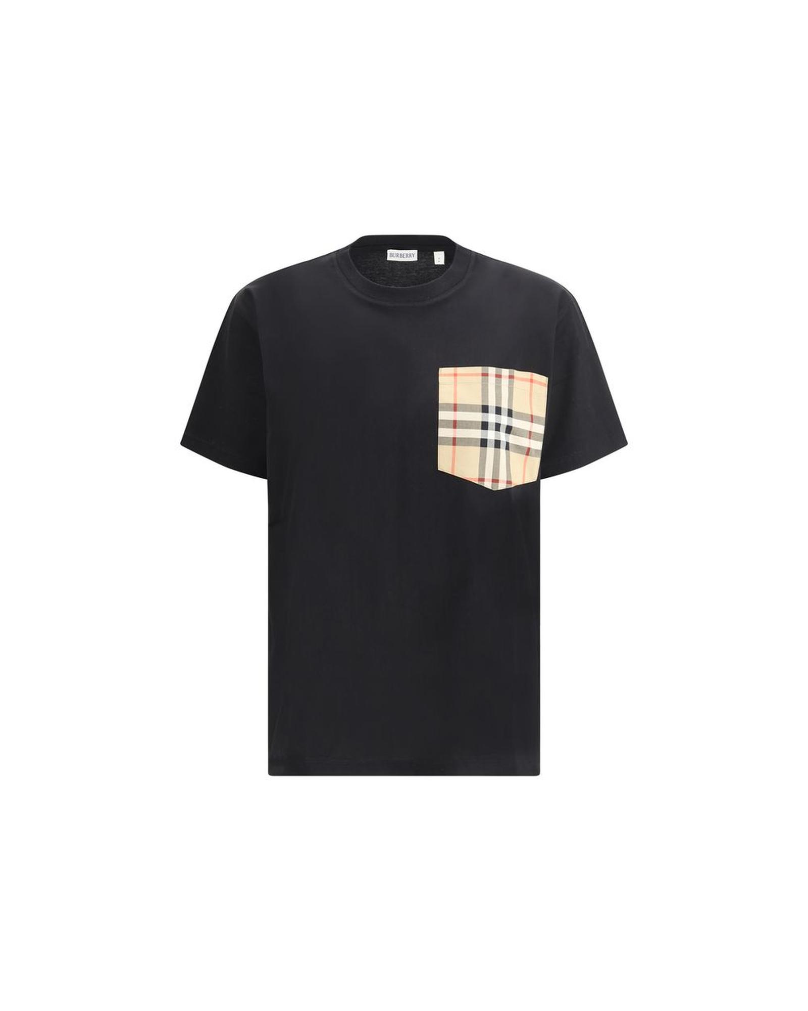 V539-BU-8103970A1189-L-202508300730-00 Burberry Women's Archive Check pocket t-shirt - L - Image 1