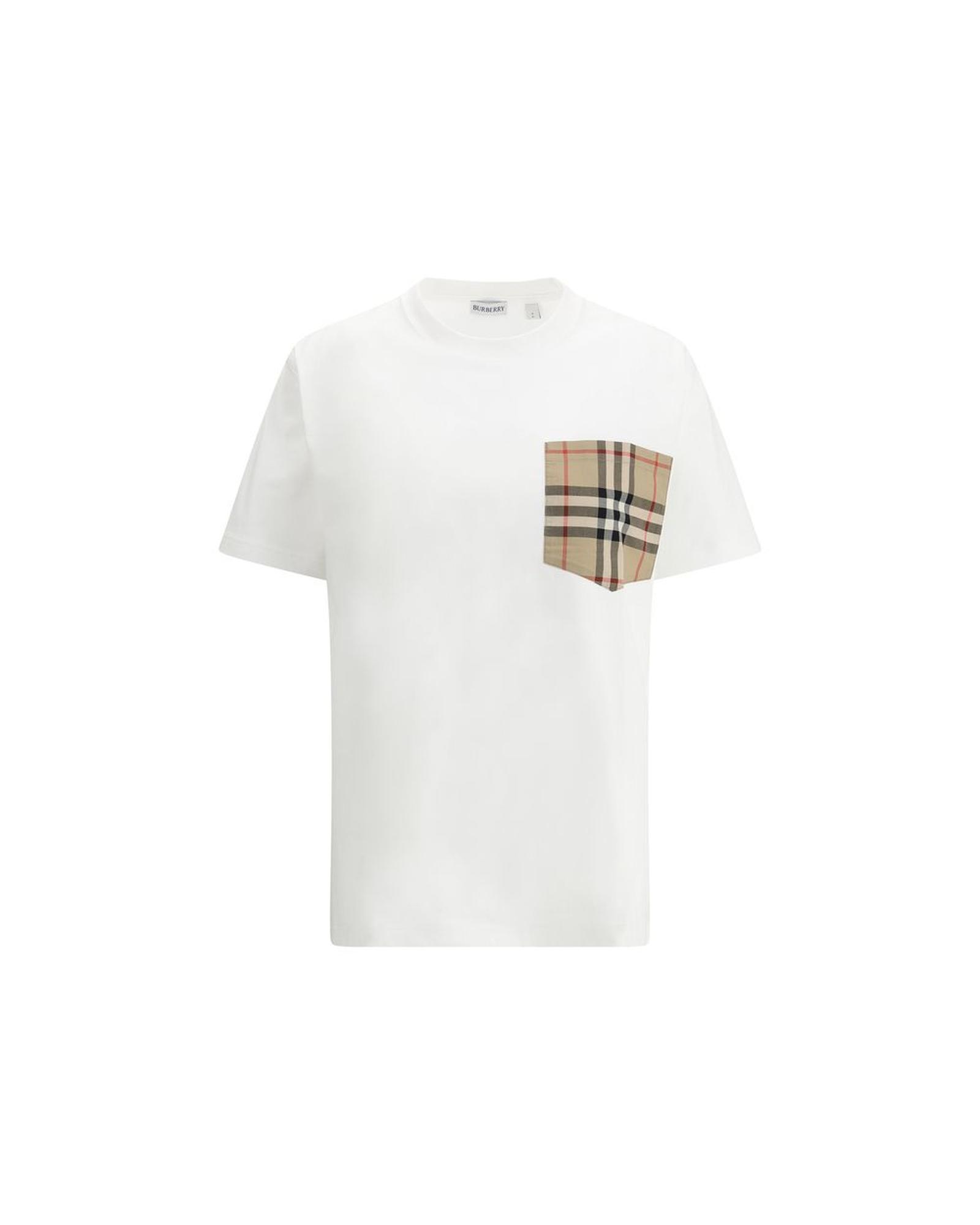 V539-BU-8103971A1464-XS-202508300920-00 Burberry Women's Archive Check pocket t-shirt - XS - Image 1
