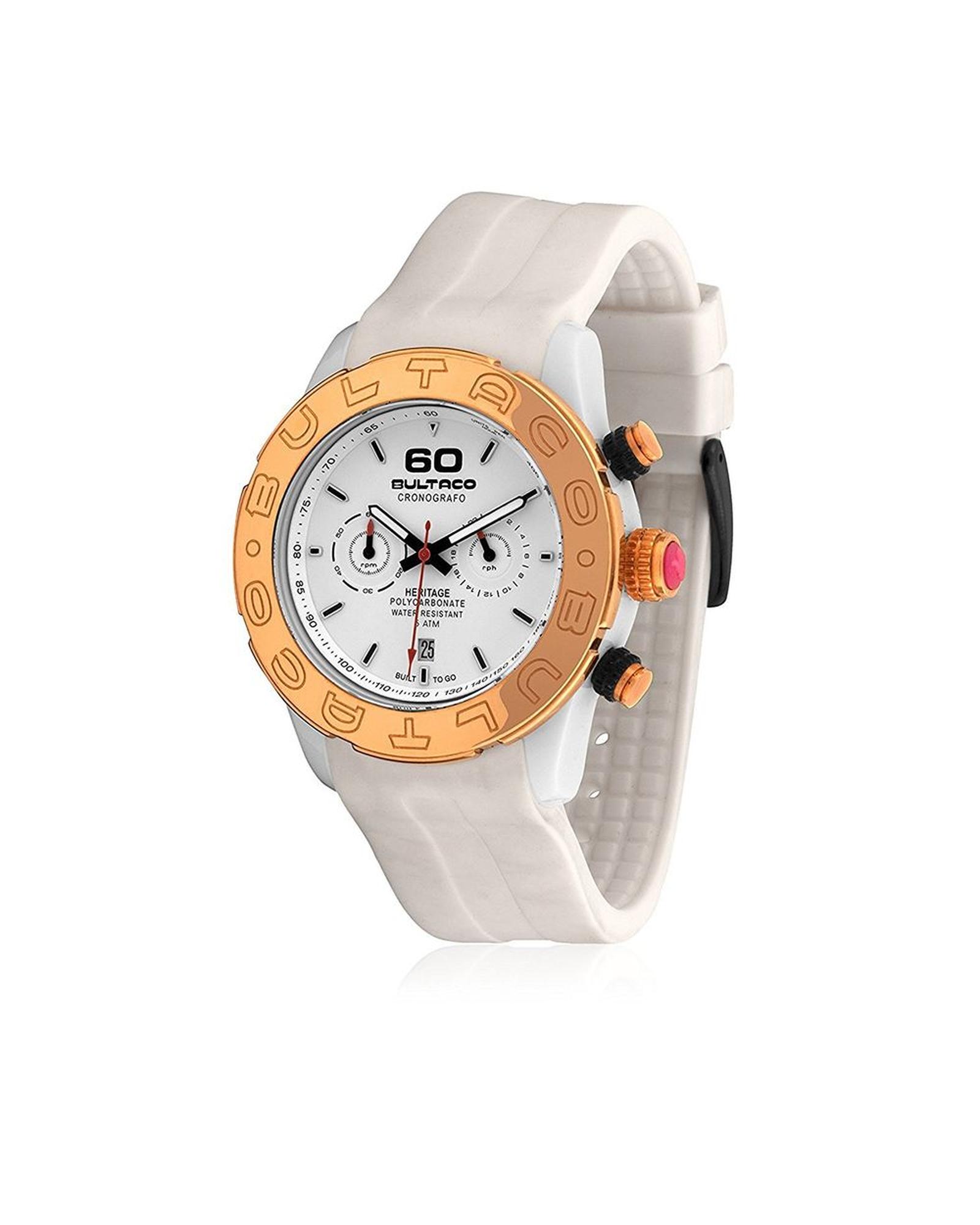 V539-BUH1PW43CCW1AC-202506160536-00 Bultaco Women's White Rubber Watch - One Size - Image 1