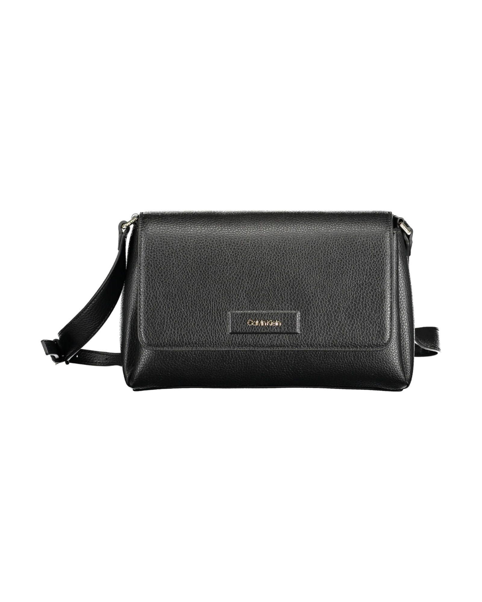 V539-CA-11804-202506160622-00 Calvin Klein Women's Elegant Black Shoulder Bag with Logo Detail - One Size - Image 1