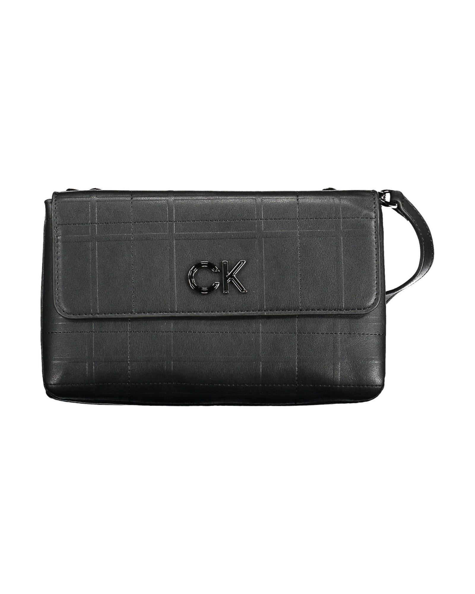 V539-CA-13692-202506160627-00 Calvin Klein Women's Chic Black Shoulder Bag with Contrasting Details - One Size - Image 1