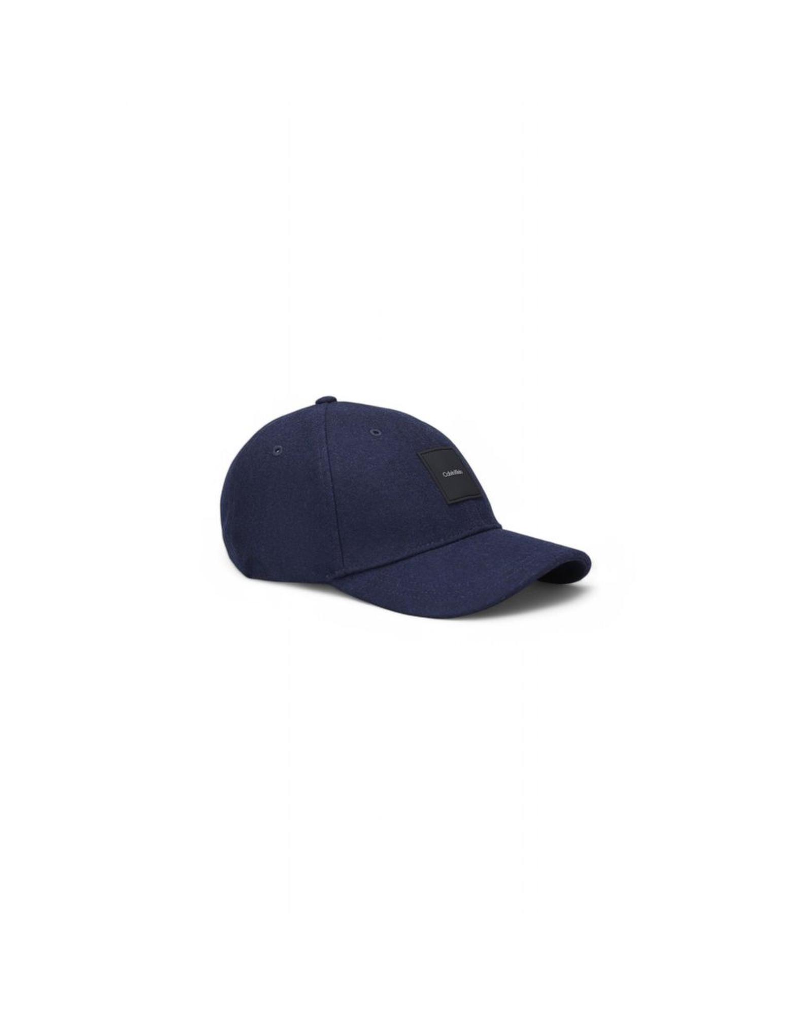 V539-CA-15666600128-UNI-202506160411-00 Calvin Klein Men's Blue Wool Hats & Cap - One Size - Image 1