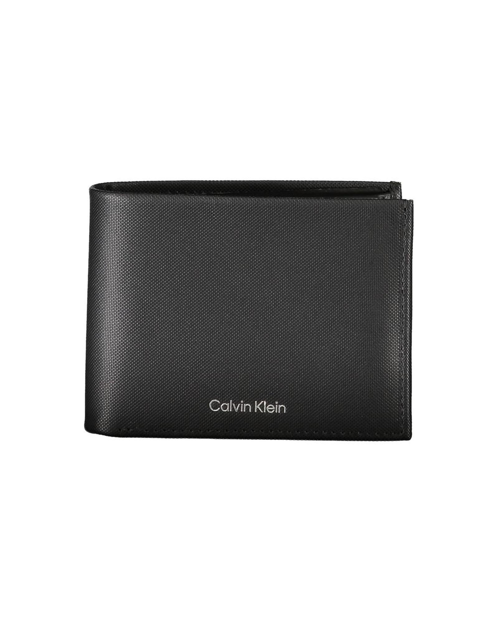 V539-CA-25994-202506160953-00 Calvin Klein Men's Black Leather Wallet - One Size - Image 1