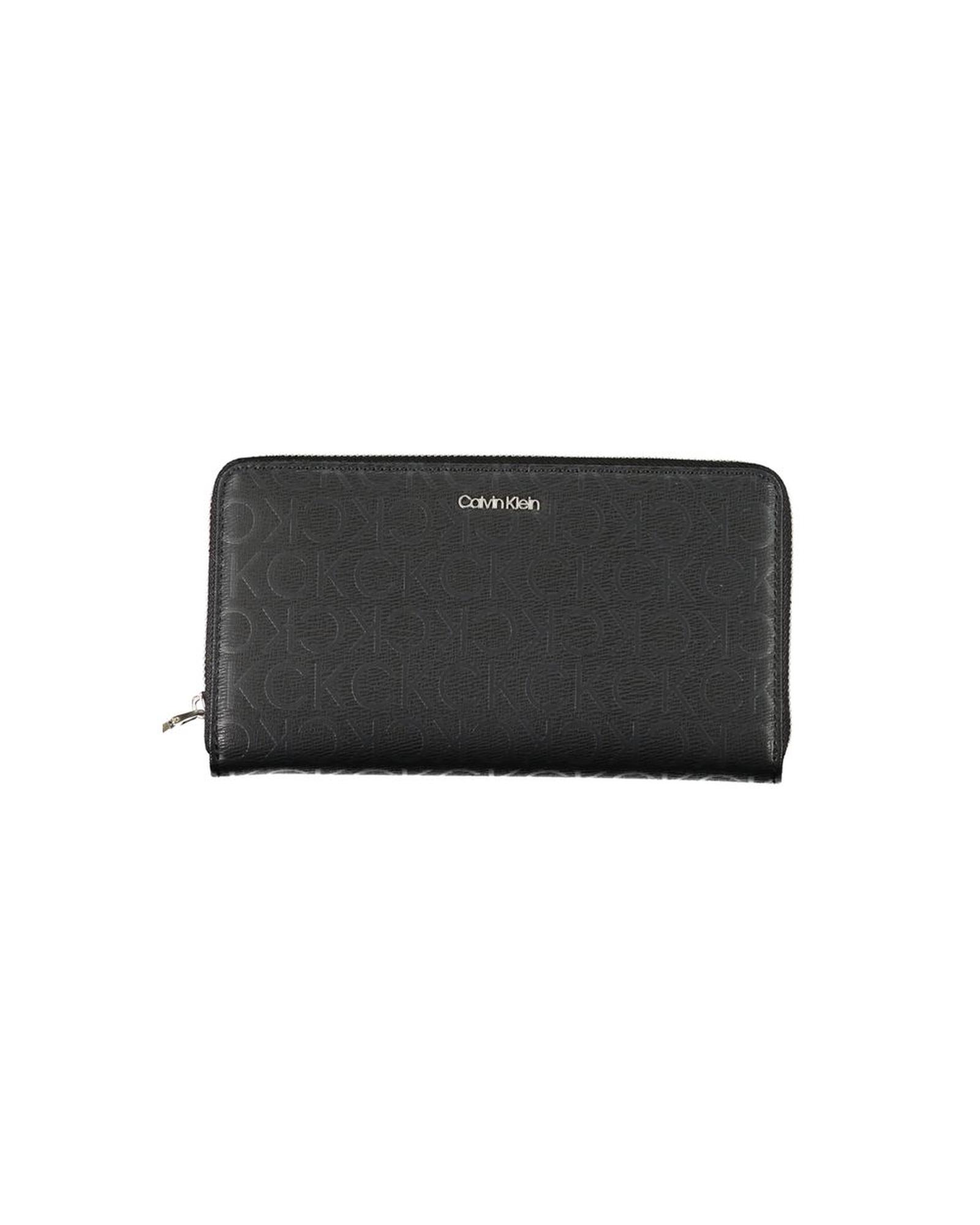 V539-CA-26007-202506160631-00 Calvin Klein Women's Black Polyester Wallet - One Size - Image 1