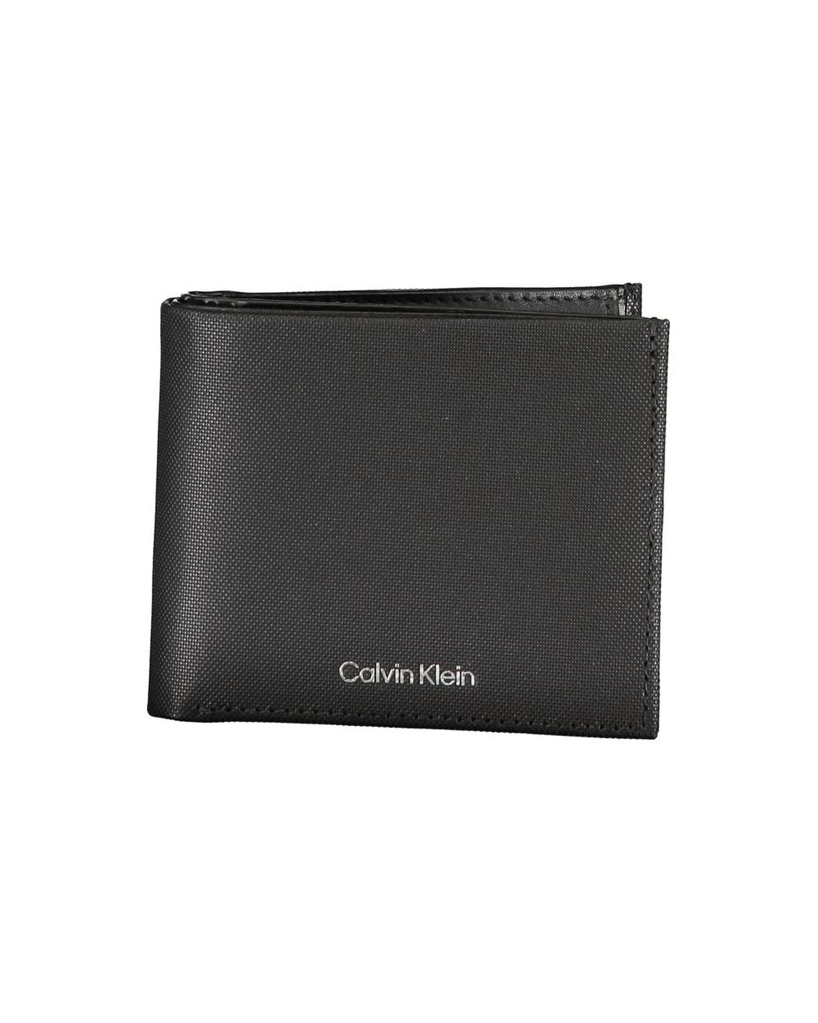 V539-CA-26022-202506160635-00 Calvin Klein Men's Black Leather Wallet - One Size - Image 1