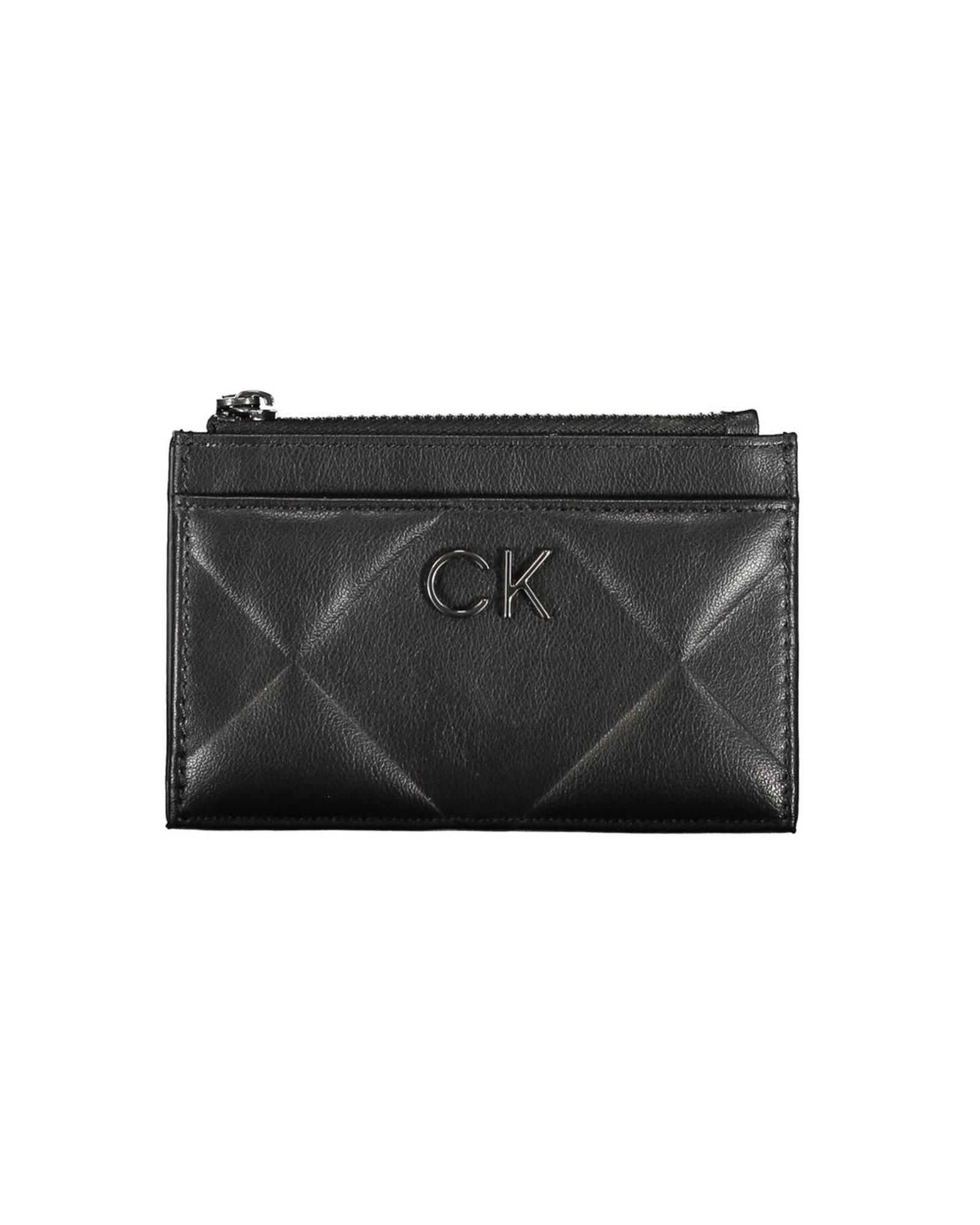 V539-CA-26042-202506160641-00 Calvin Klein Women's Black Polyester Wallet - One Size - Image 1