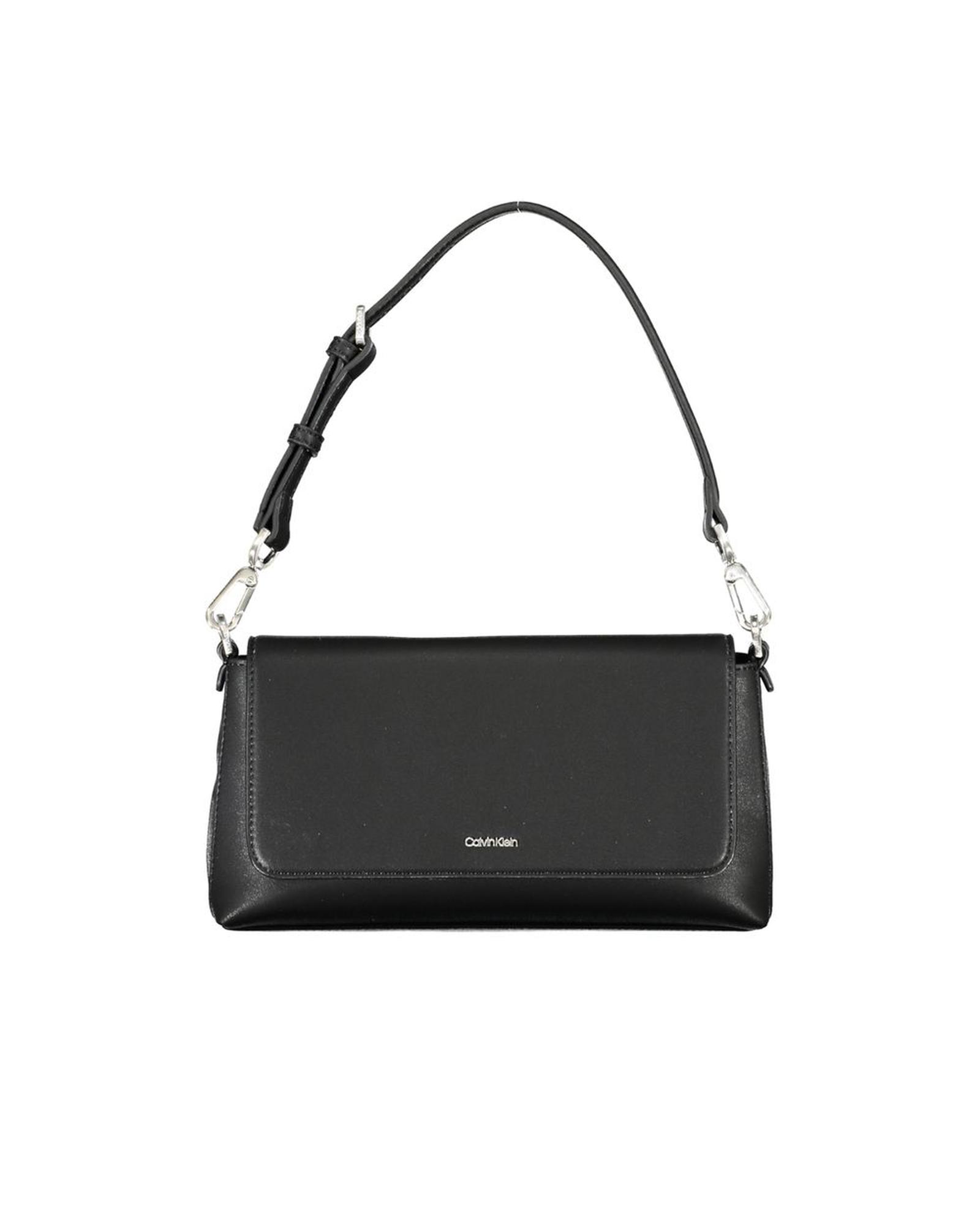 V539-CA-26044-202506160641-00 Calvin Klein Women's Black Polyester Handbag - One Size - Image 1