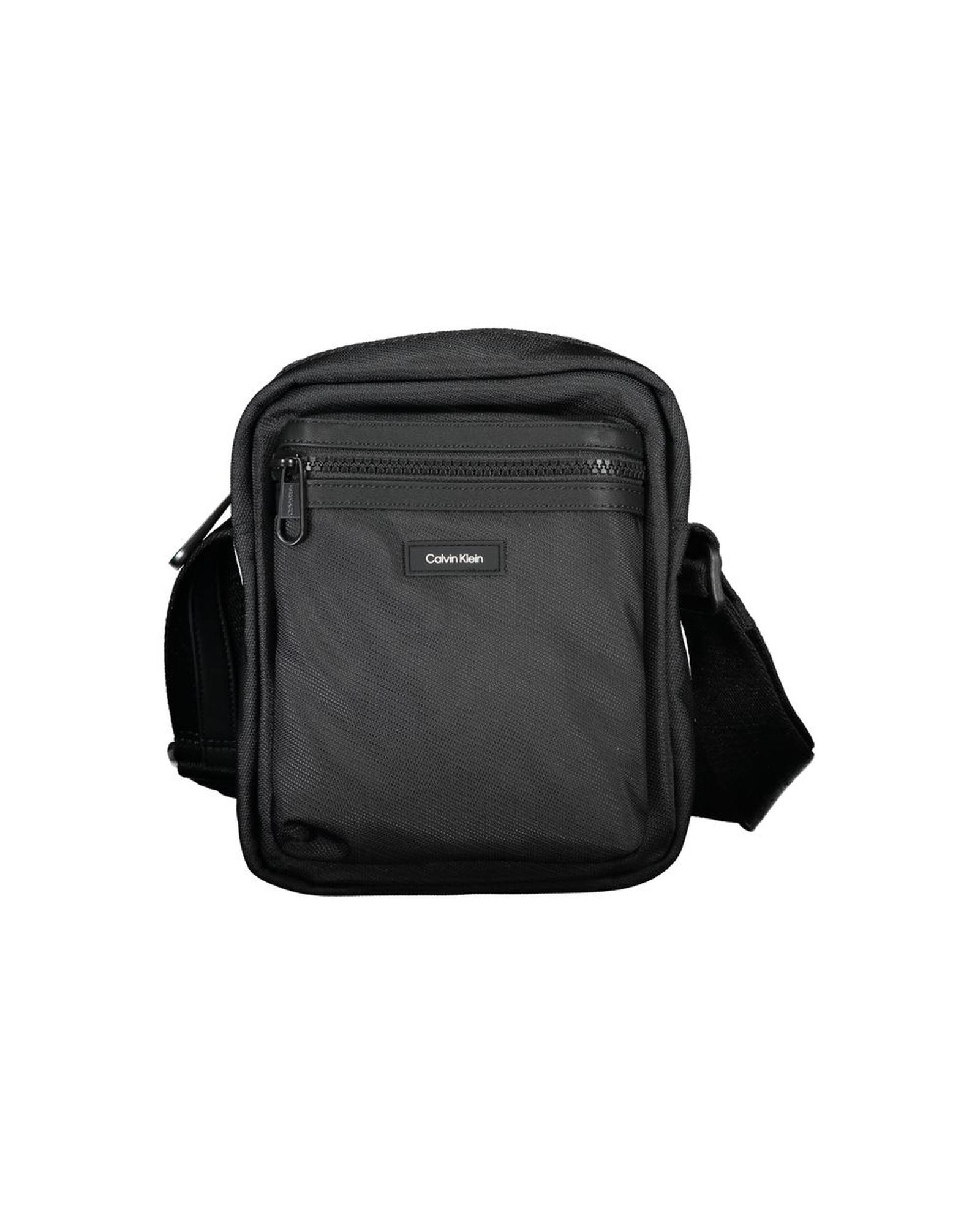 V539-CA-26048-202506160642-00 Calvin Klein Men's Black Polyester Shoulder Bag - One Size - Image 1
