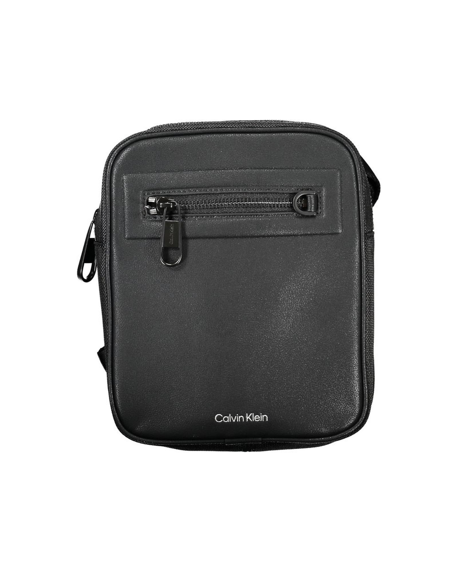 V539-CA-26053-202506160642-00 Calvin Klein Men's Black Polyester Shoulder Bag - One Size - Image 1