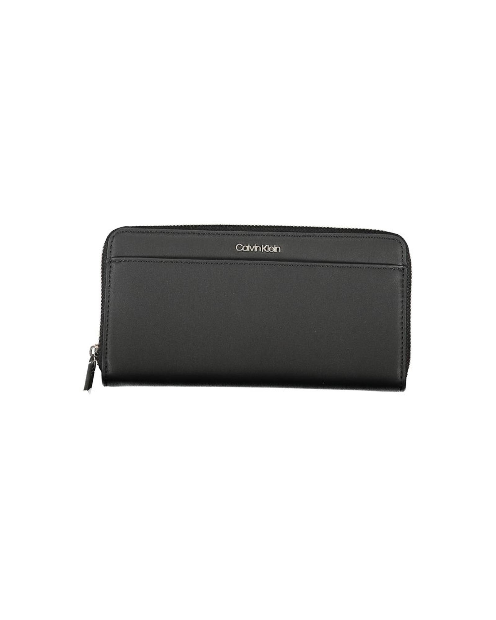 V539-CA-26060-202506160646-00 Calvin Klein Women's Black Polyester Wallet - One Size - Image 1