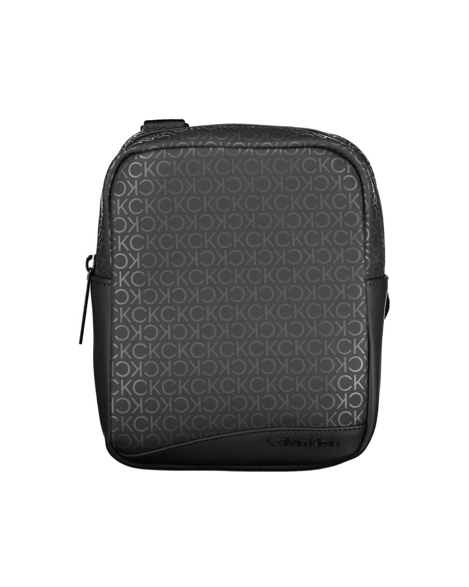 V539-CA-26063-202506160647-00 Calvin Klein Men's Black Polyester Shoulder Bag - One Size - Image 1